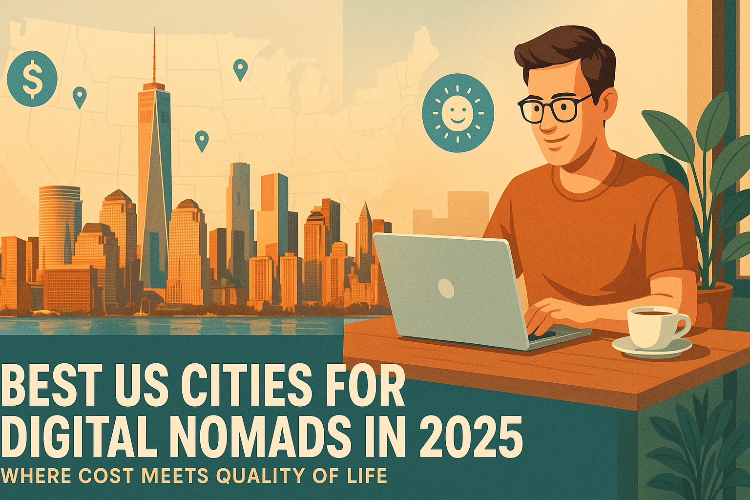 Best US Cities for Digital Nomads in 2025: Cost vs. Quality of Life
