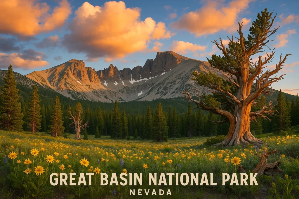 Hidden vacation spots in US – Great Basin National Park Nevada night sky.