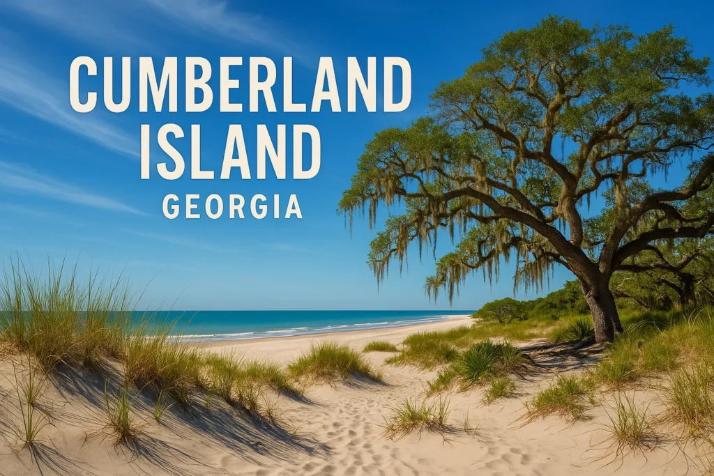 Romantic vacation spots in US – Cumberland Island Georgia wild horses.