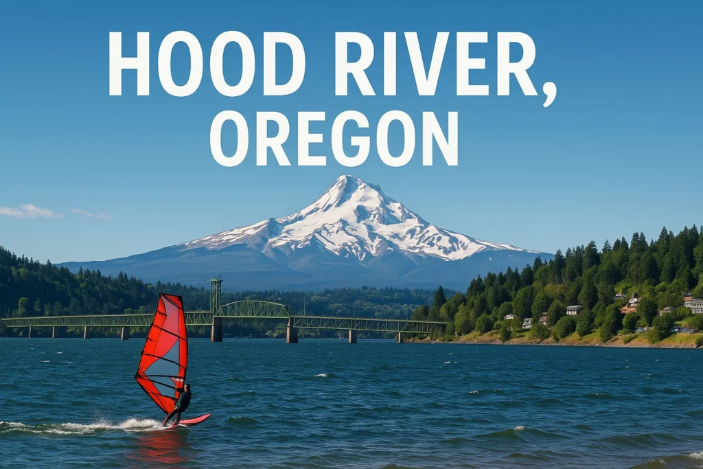 Tourist attractions in USA by state – Hood River Oregon Columbia Gorge