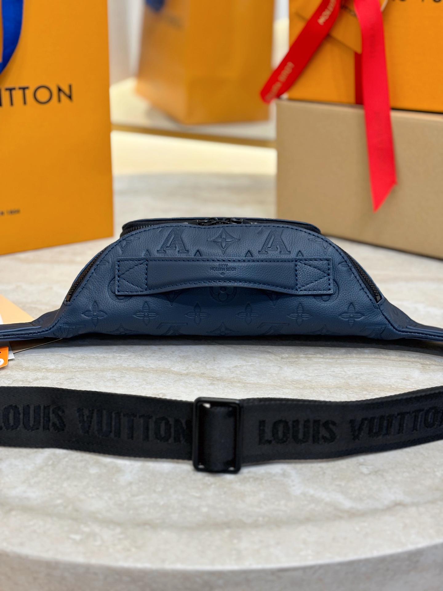 Louis Vuitton Rush Waist Bag M14784 in Blue