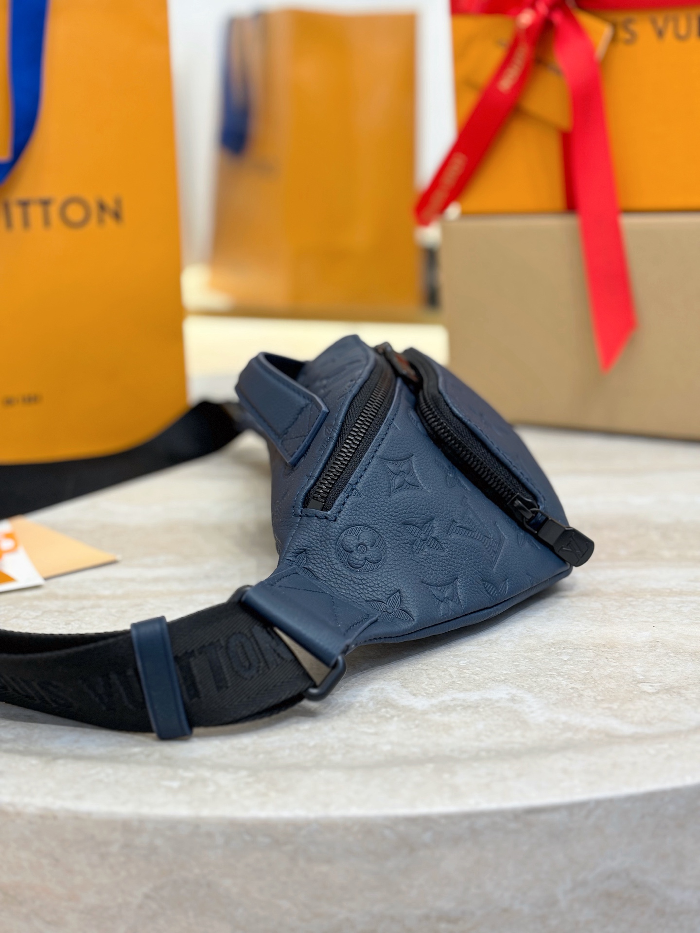 Louis Vuitton Rush Waist Bag M14784 in Blue