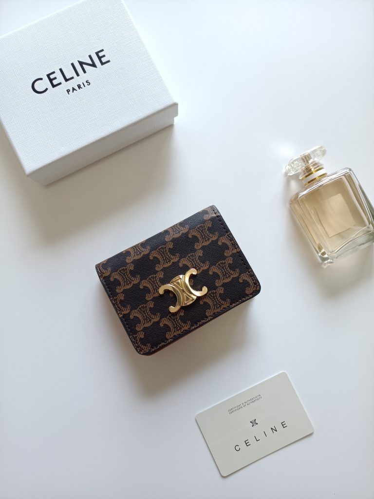 Celine Triomphe Card Holder 10K623