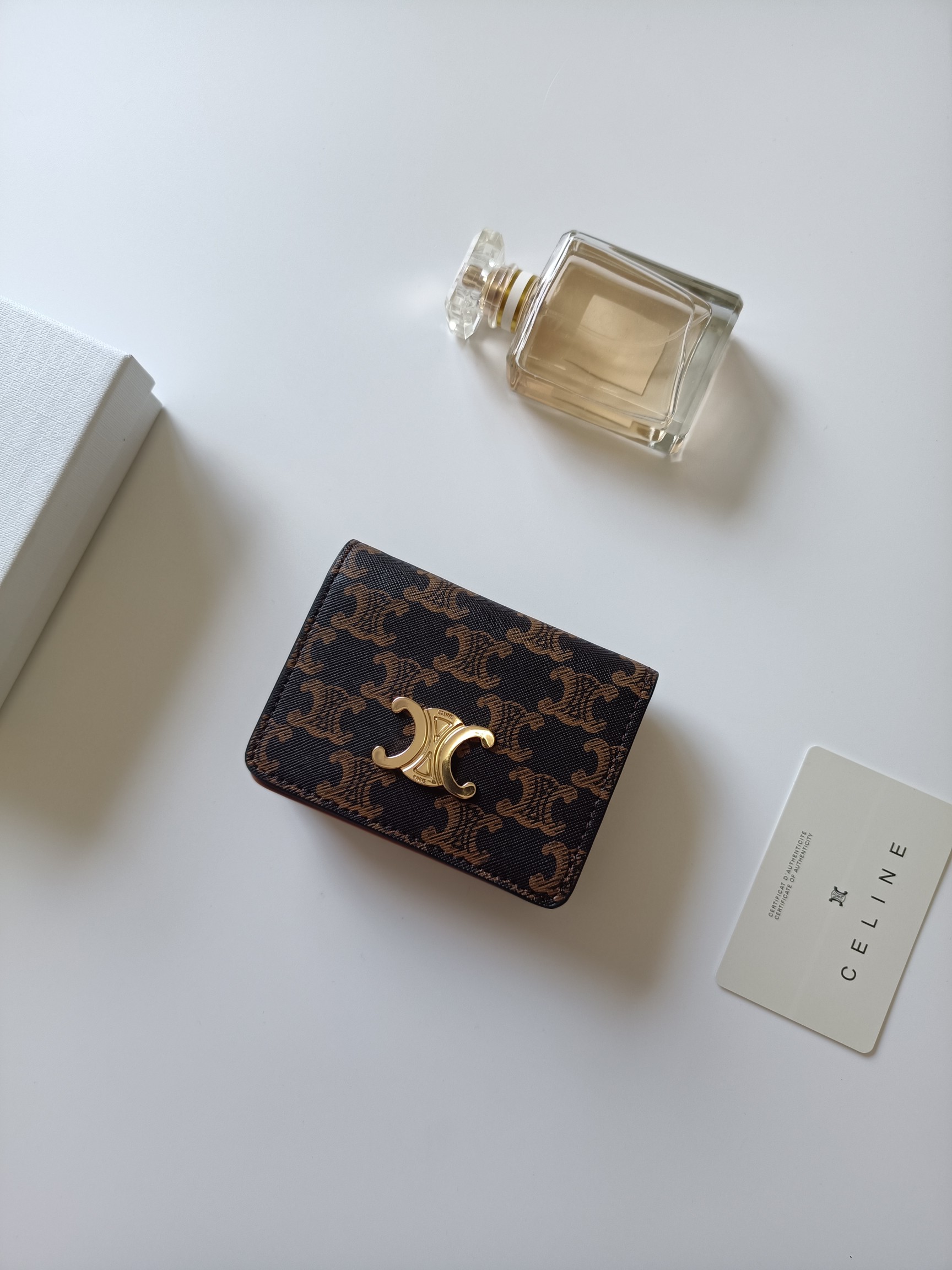 Celine Triomphe Card Holder 10K623