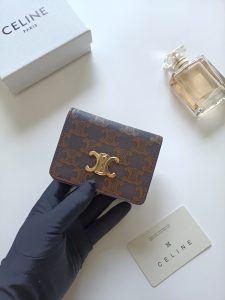 Celine Triomphe Card Holder 10K623