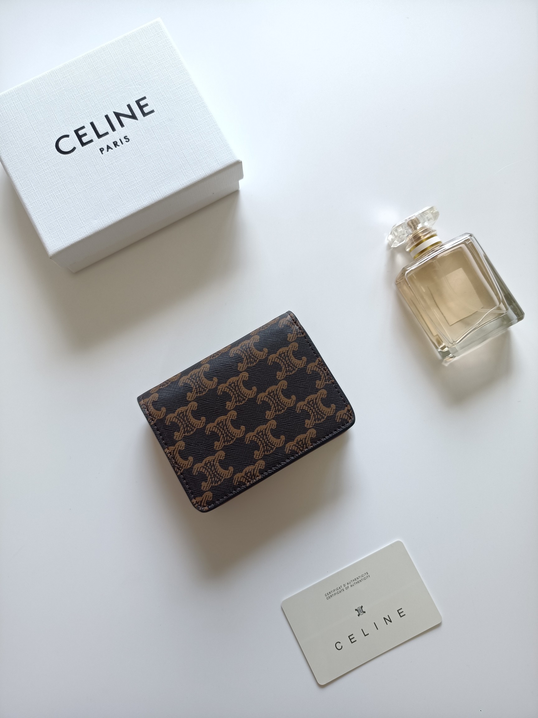 Celine Triomphe Card Holder 10K623