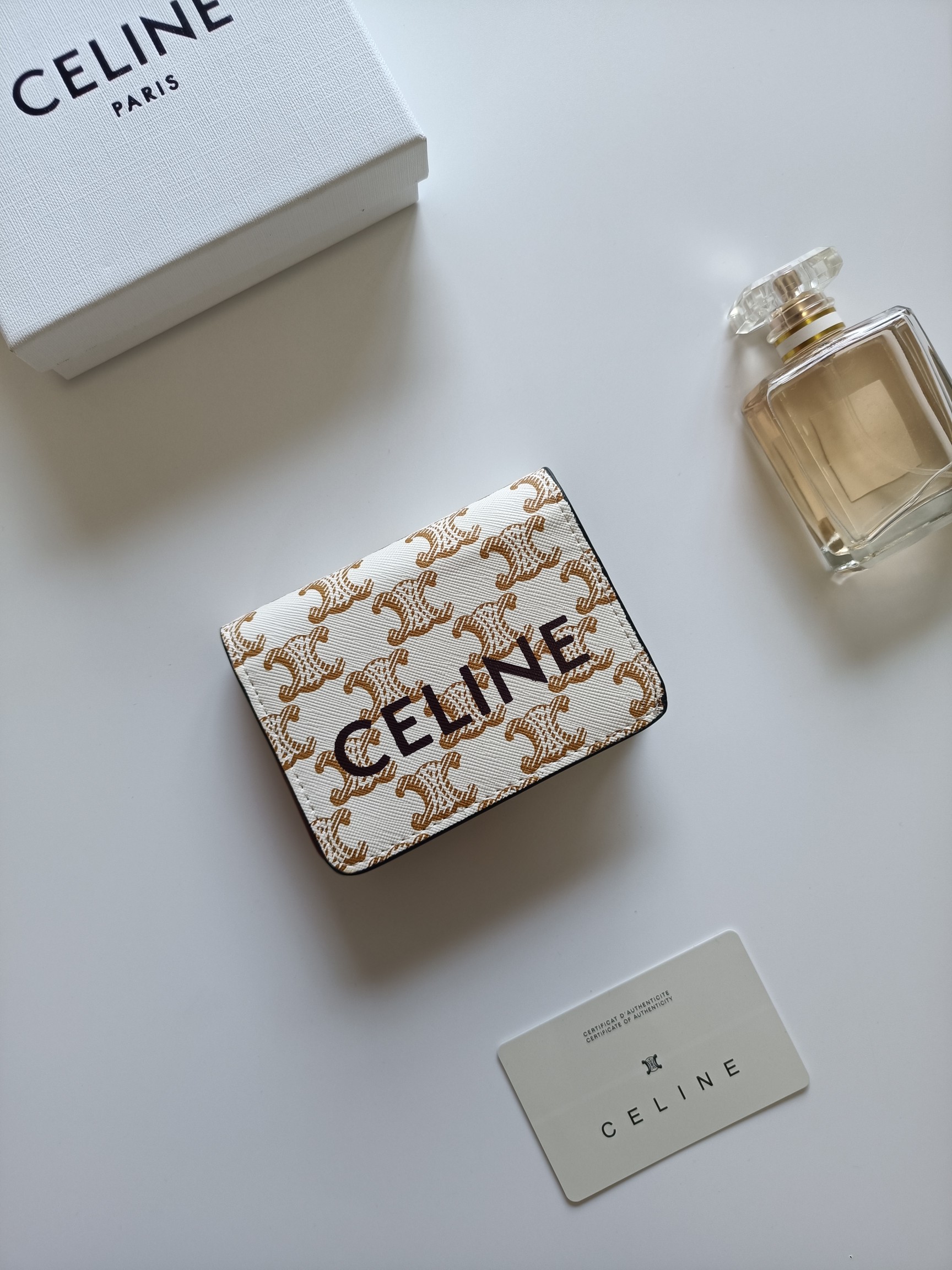 Celine Triomphe Card Holder 10K623