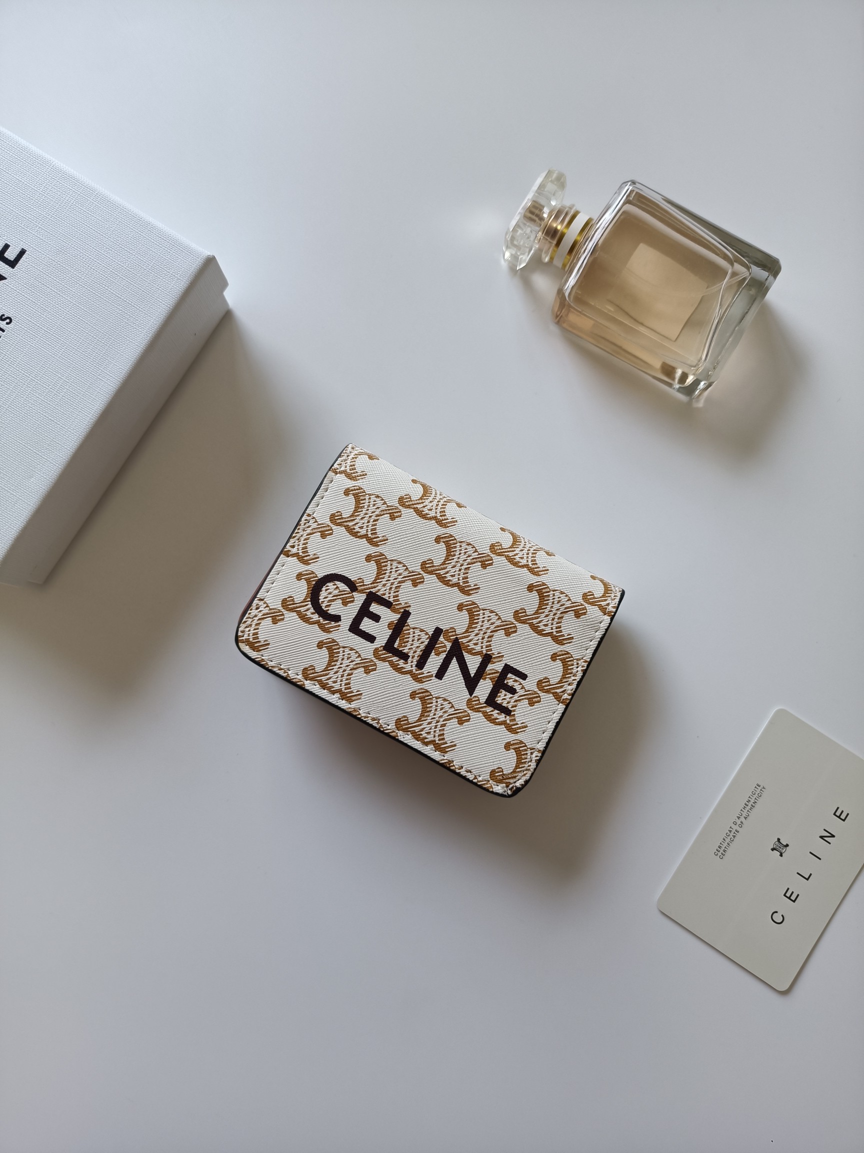 Celine Triomphe Card Holder 10K623