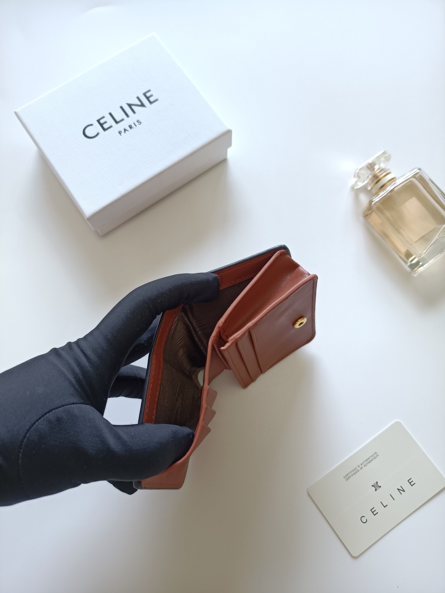 Celine Triomphe Card Holder 10K623