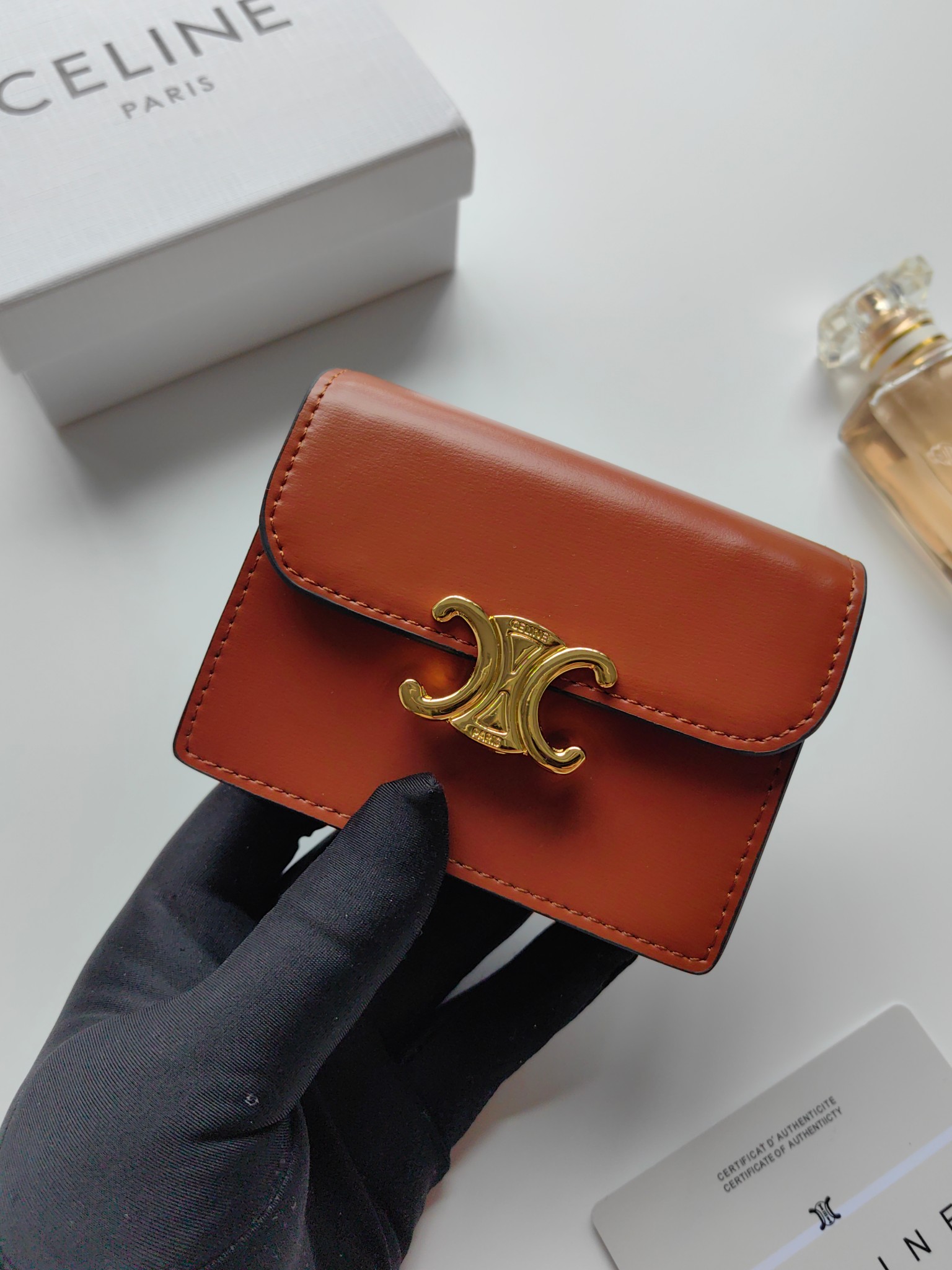 Celine Triomphe Card Holder 10N063