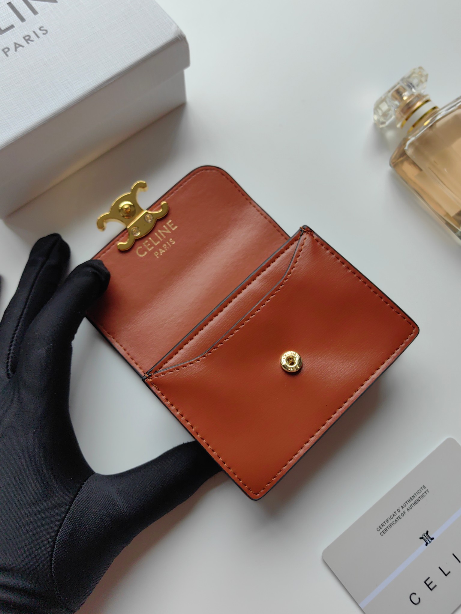 Celine Triomphe Card Holder 10N063