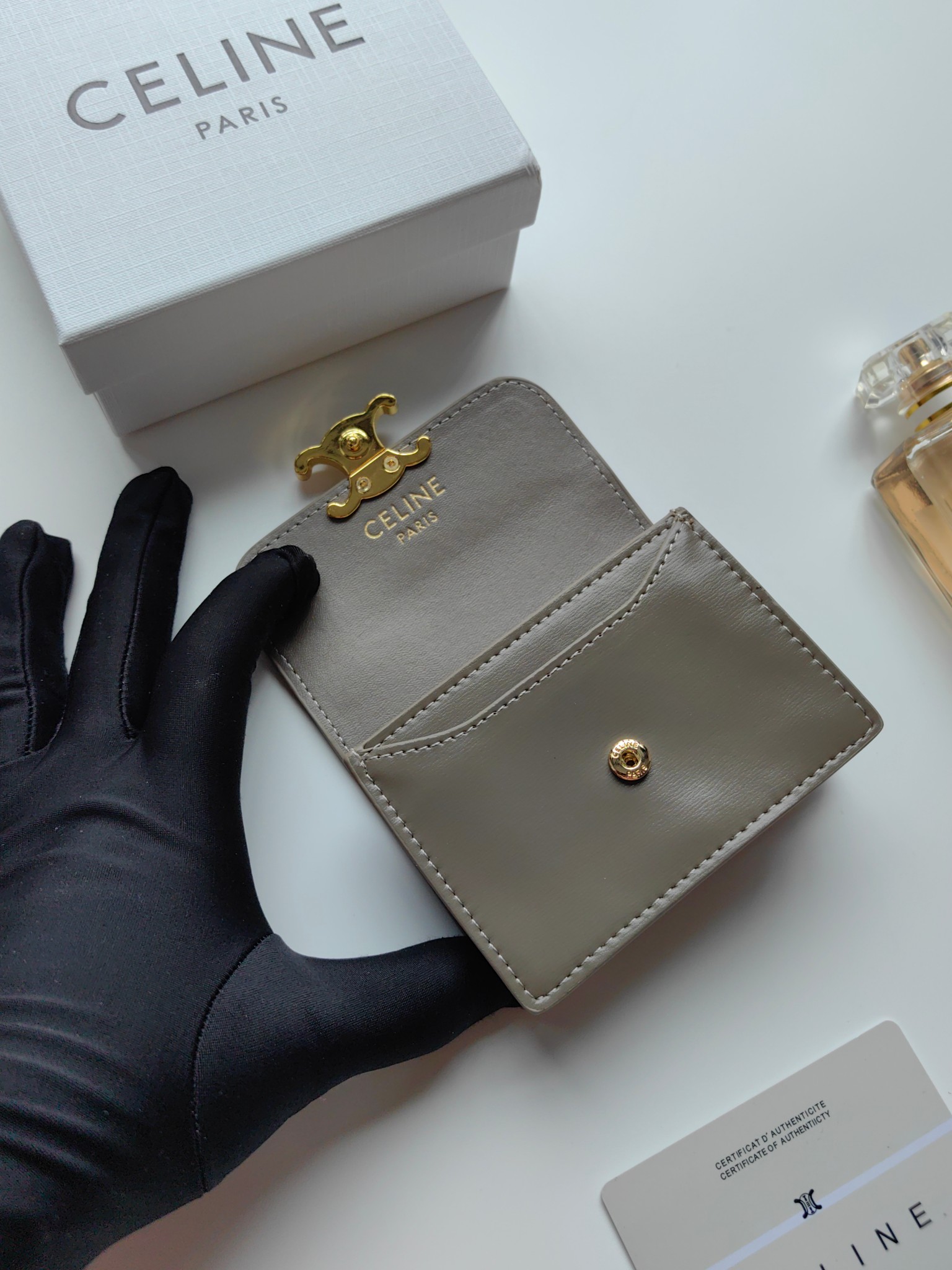 Celine Triomphe Card Holder 10N063