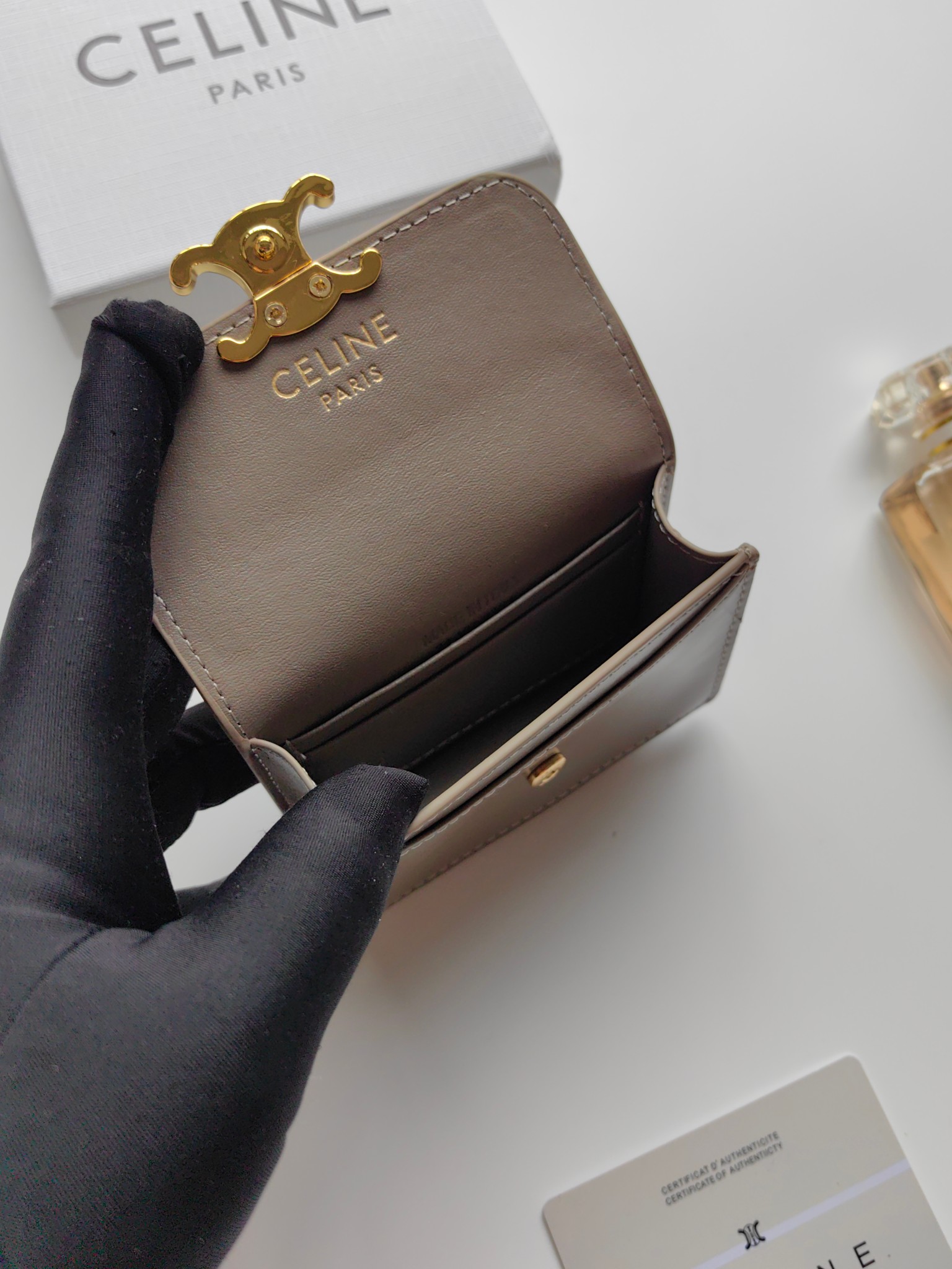 Celine Triomphe Card Holder 10N063