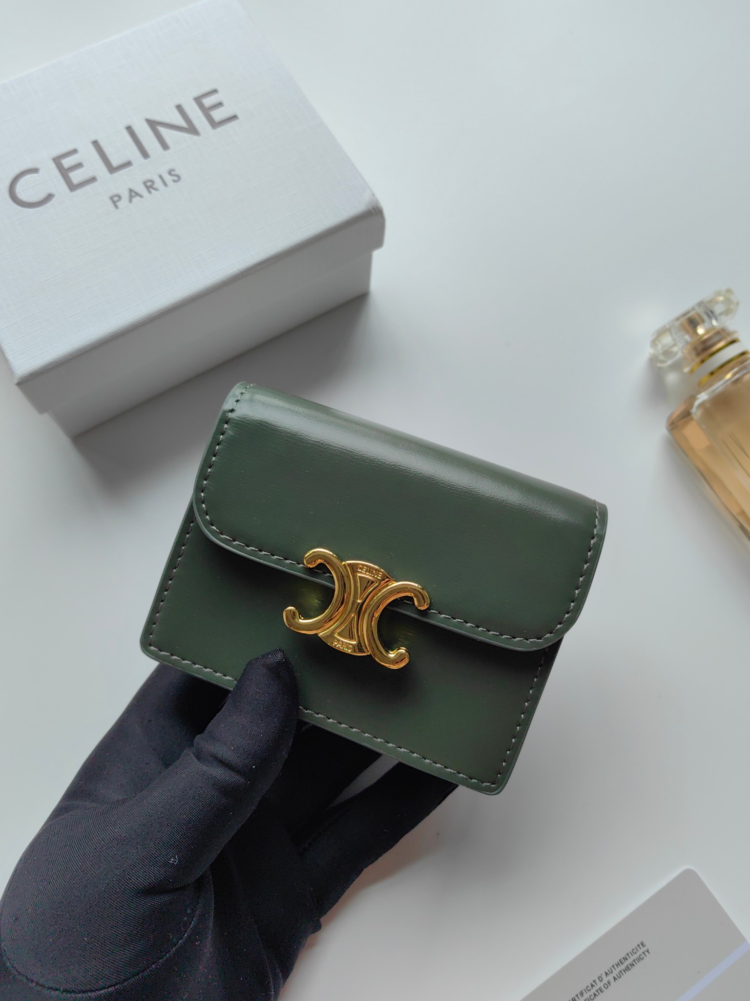 Celine Triomphe Card Holder 10N063