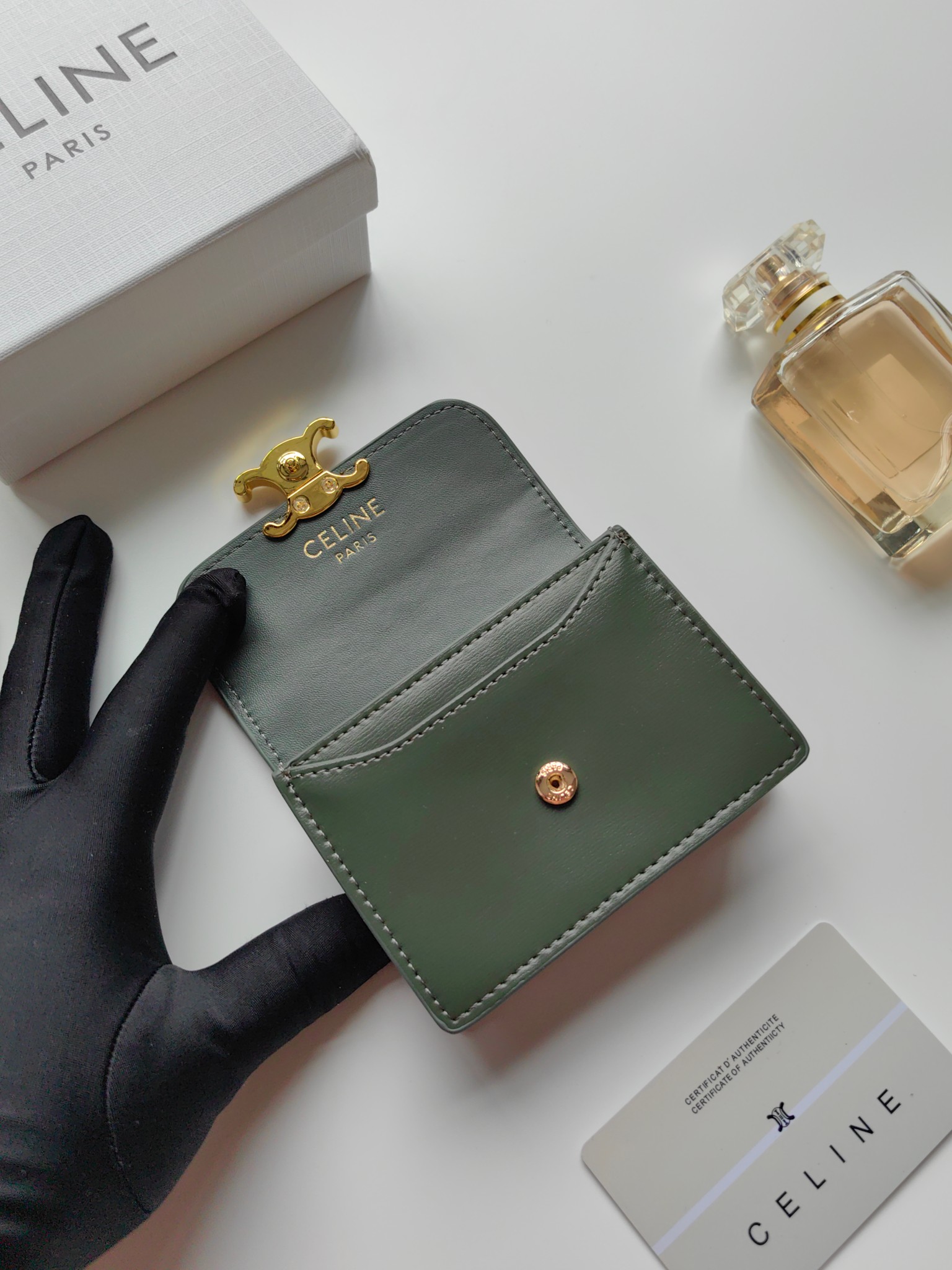 Celine Triomphe Card Holder 10N063