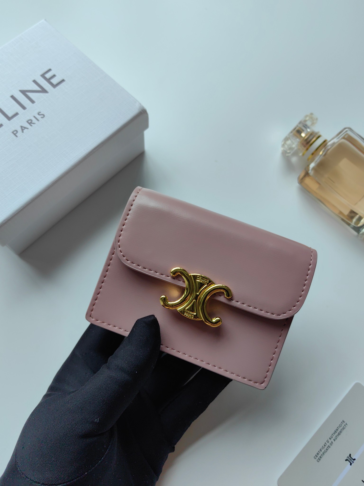 Celine Triomphe Card Holder 10N063