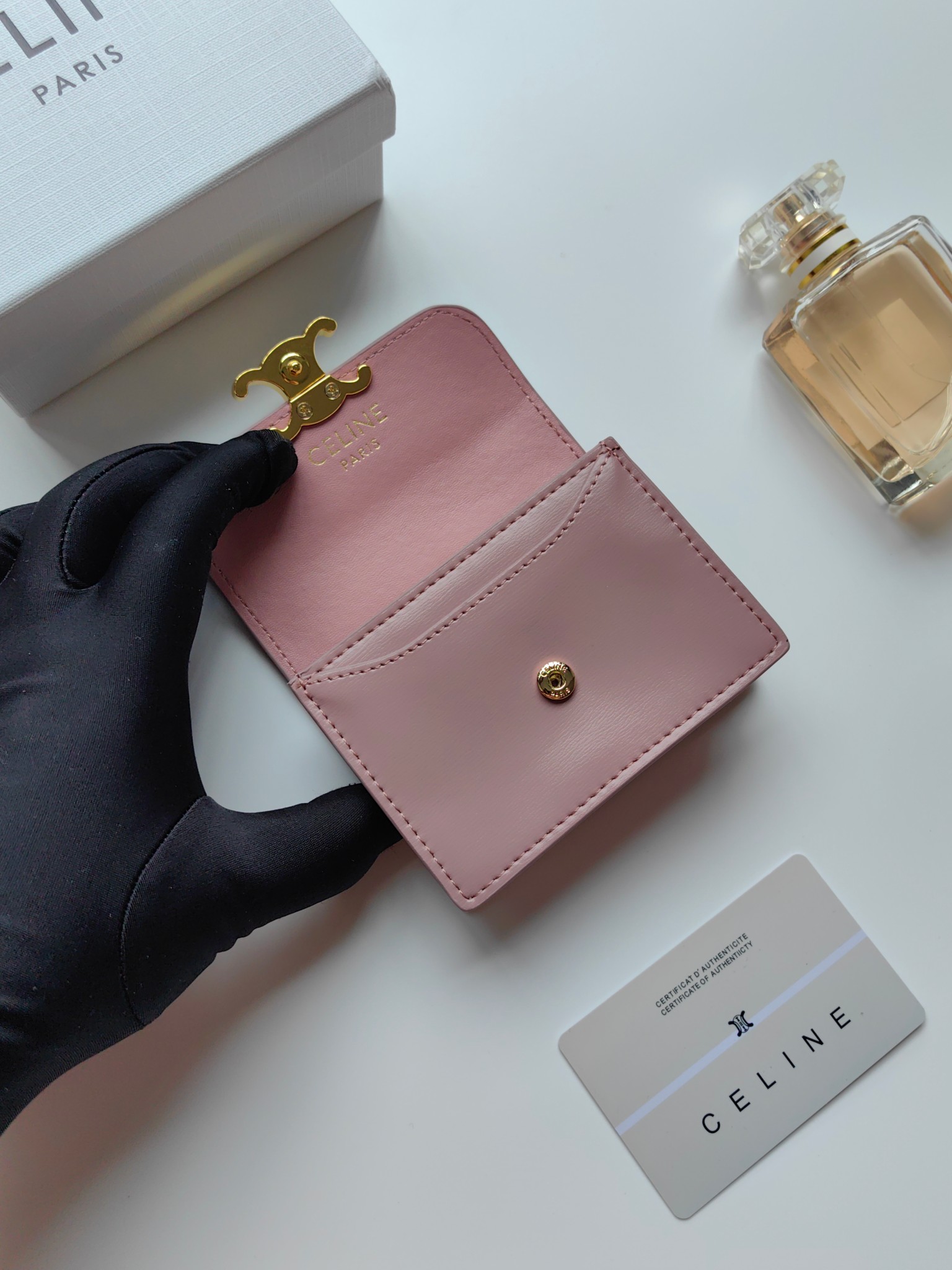 Celine Triomphe Card Holder 10N063
