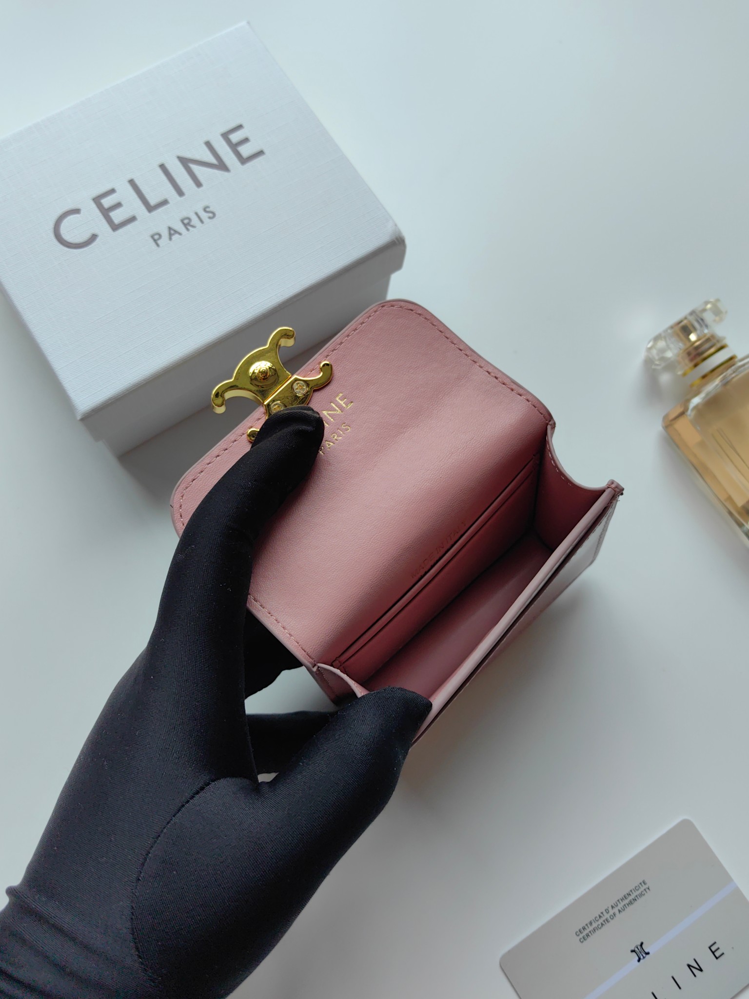 Celine Triomphe Card Holder 10N063