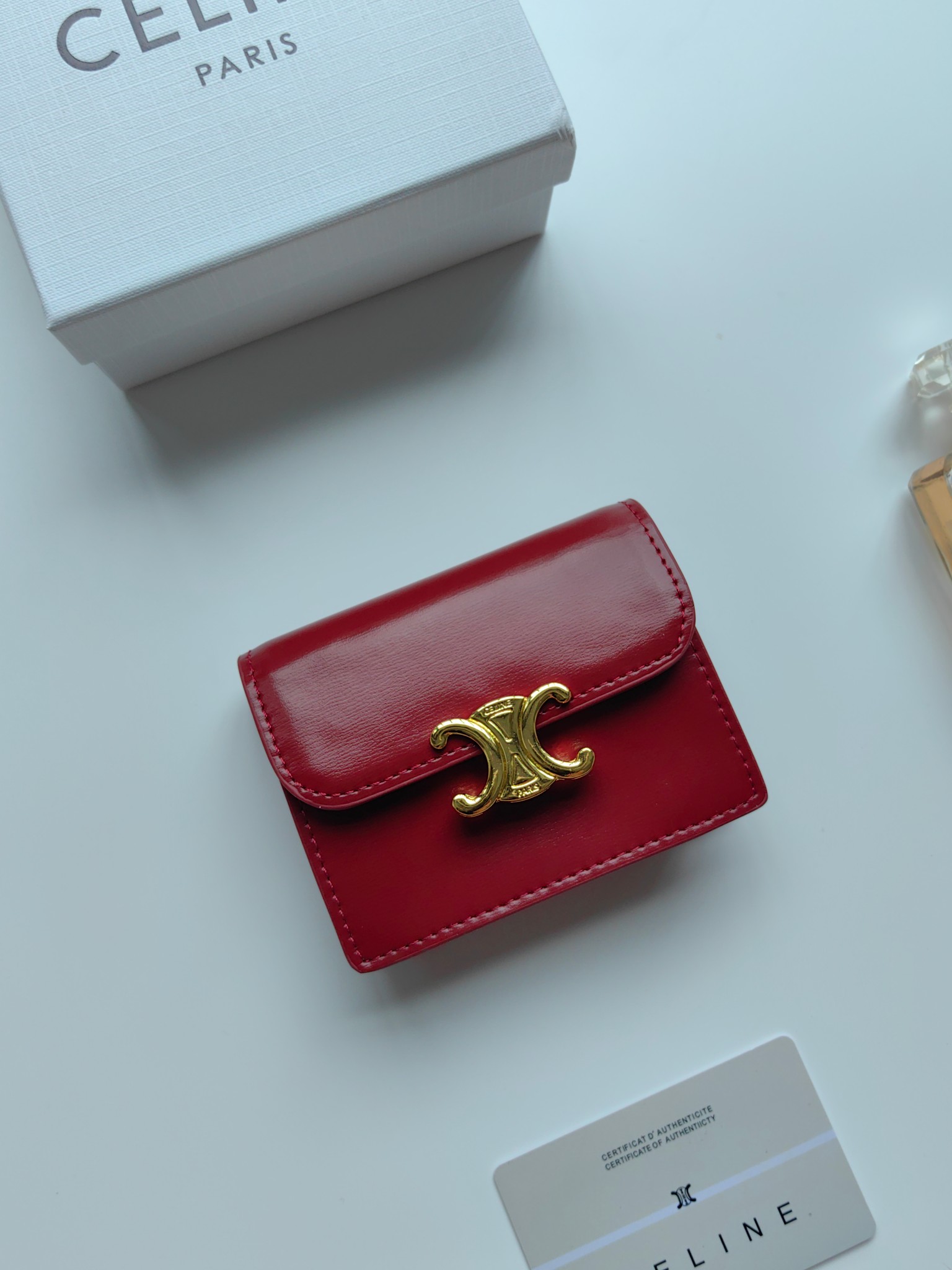 Celine Triomphe Card Holder 10N063
