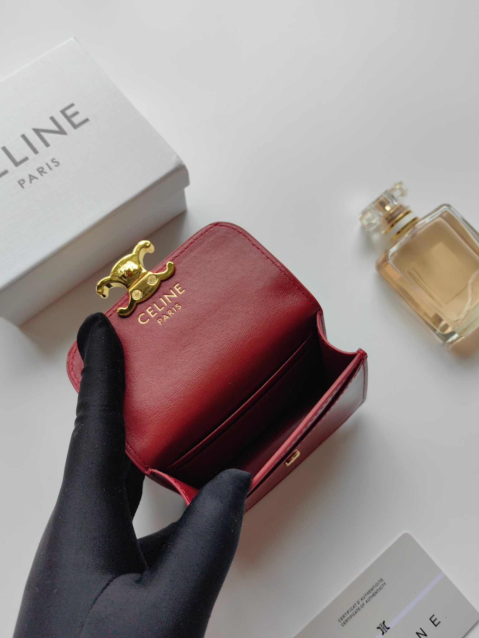 Celine Triomphe Card Holder 10N063