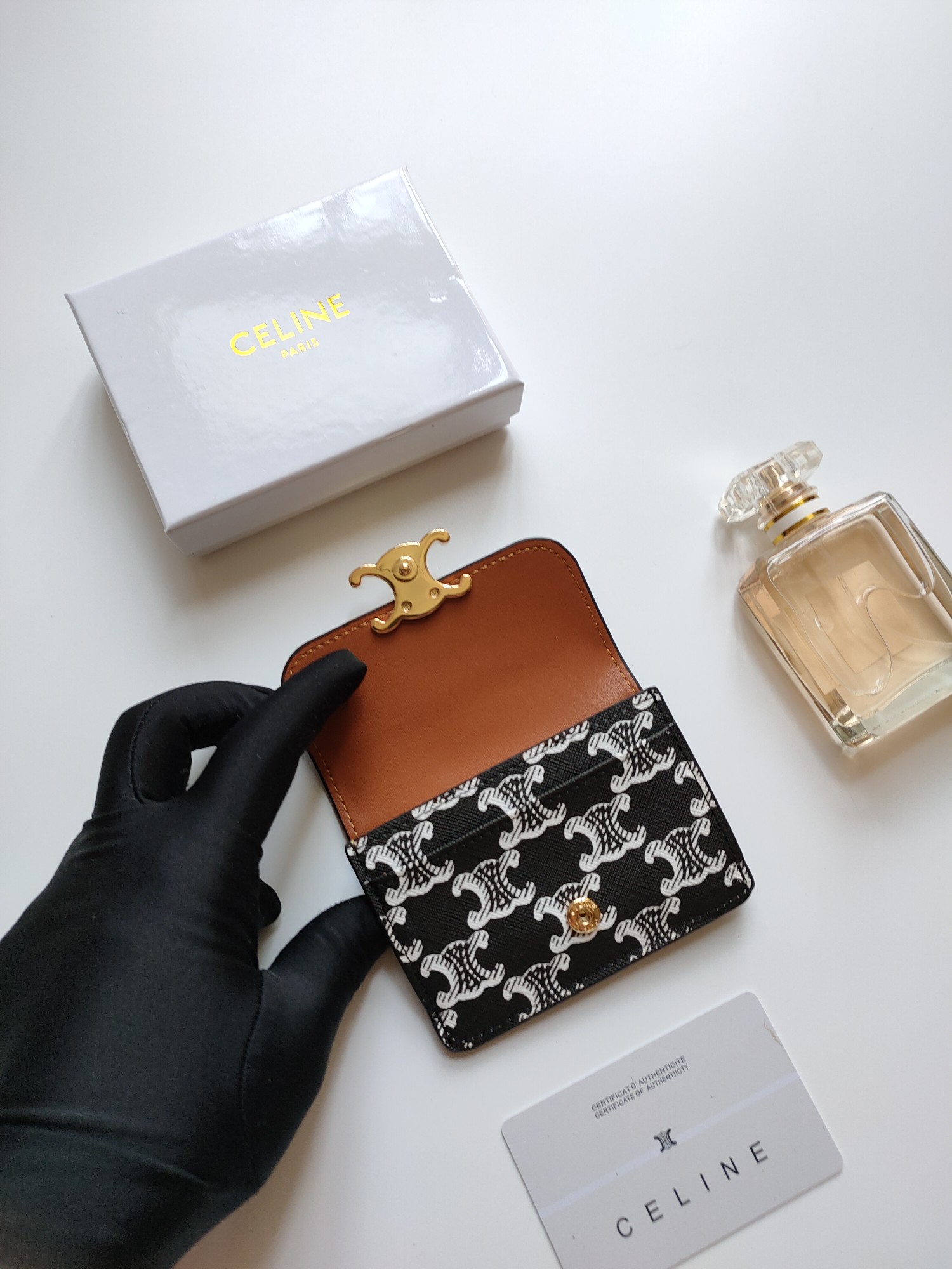 Celine Triomphe Card Holder 101582