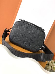 Louis Vuitton S Lock Messenger Bag M58489 in Grey