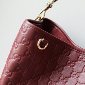 Gucci GG Emblem Bucket Bag 815103 in Black