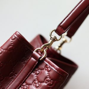 Gucci GG Emblem Bucket Bag 815103 in Black