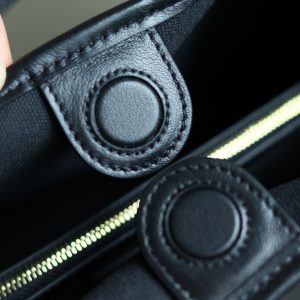 Gucci GG Emblem Bucket Bag 815103 in Black