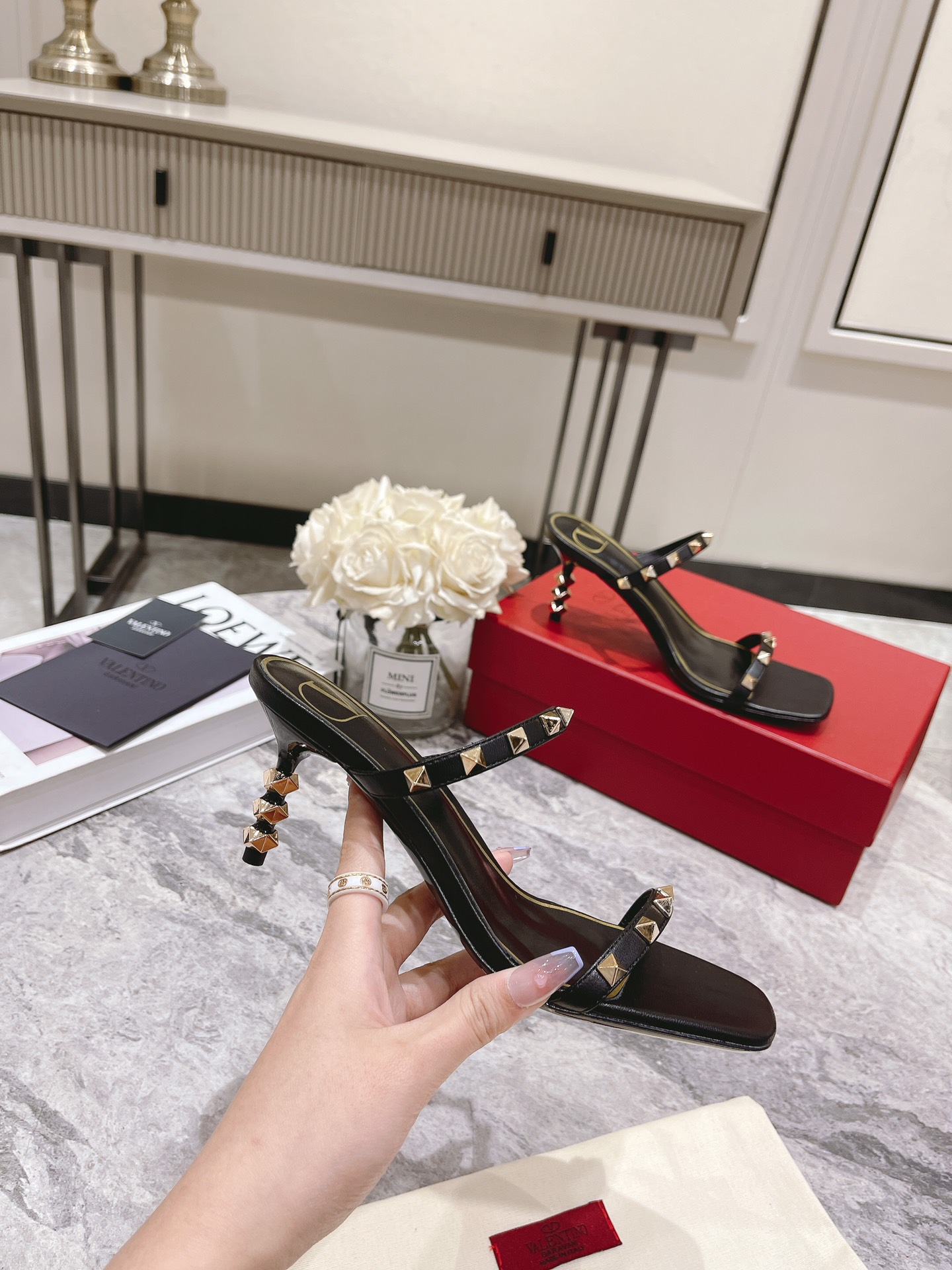 Valentino Sandals in Black