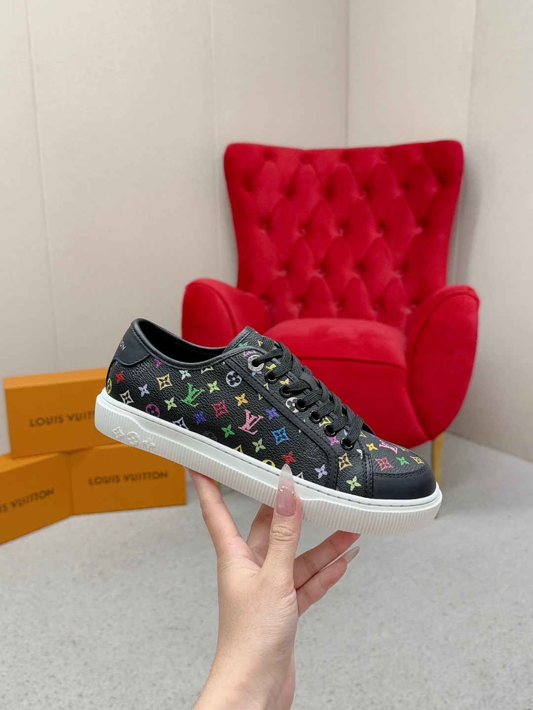Louis Vuitton Shoes in Denim