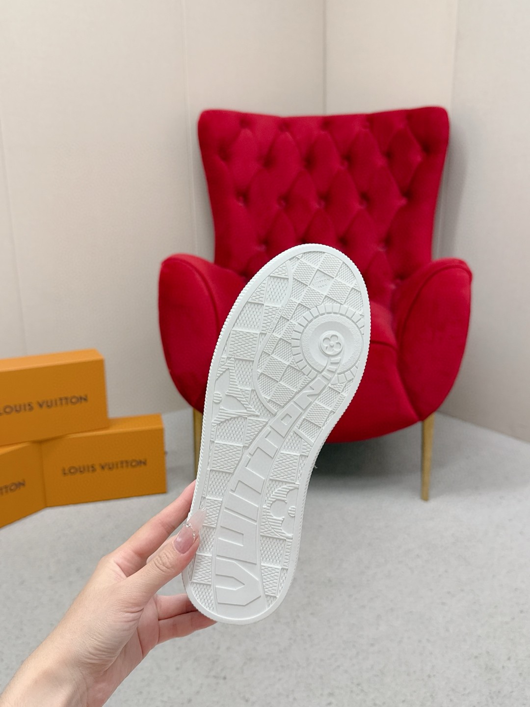 Louis Vuitton Shoes in Denim