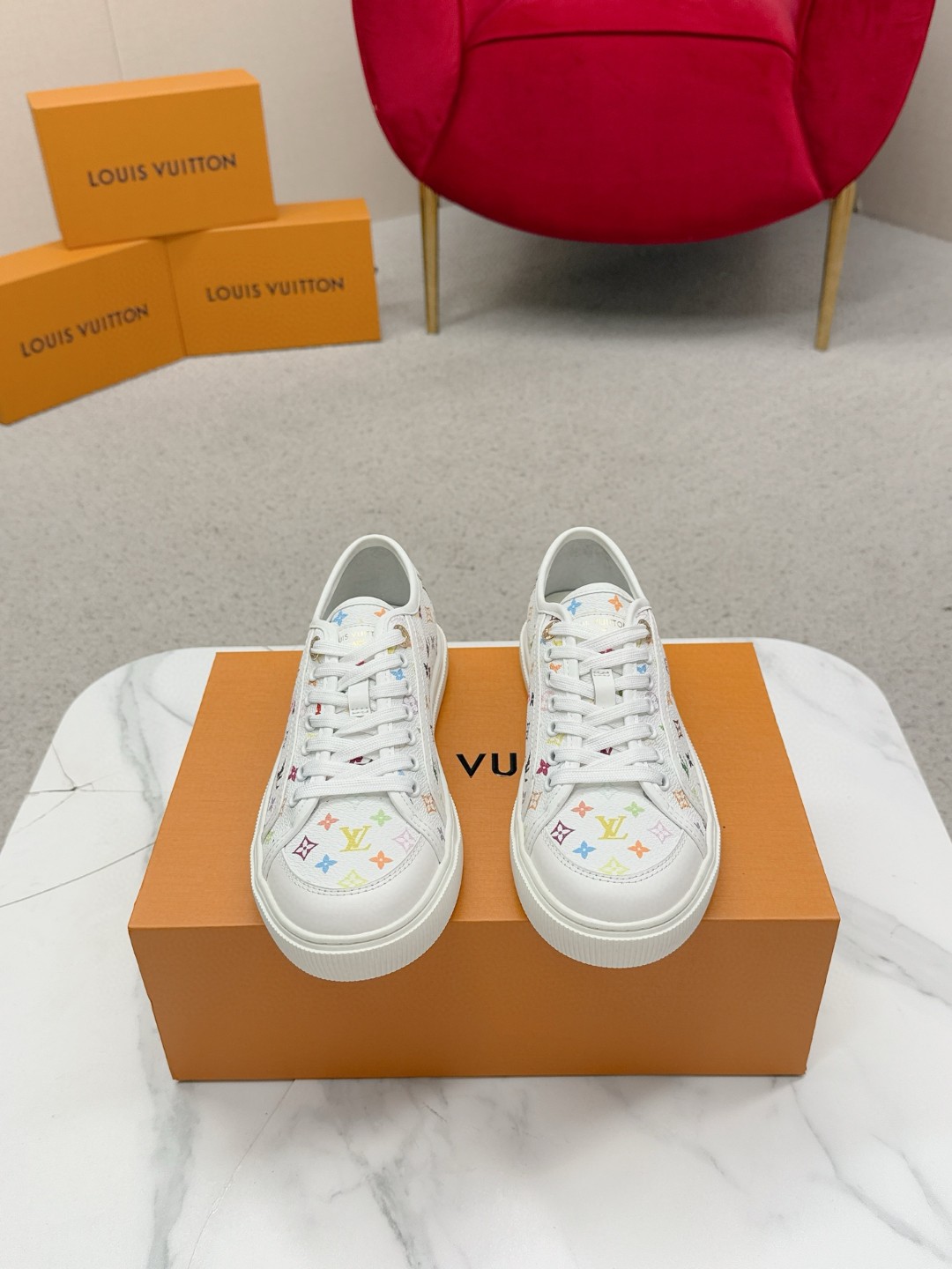 Louis Vuitton Shoes in Denim