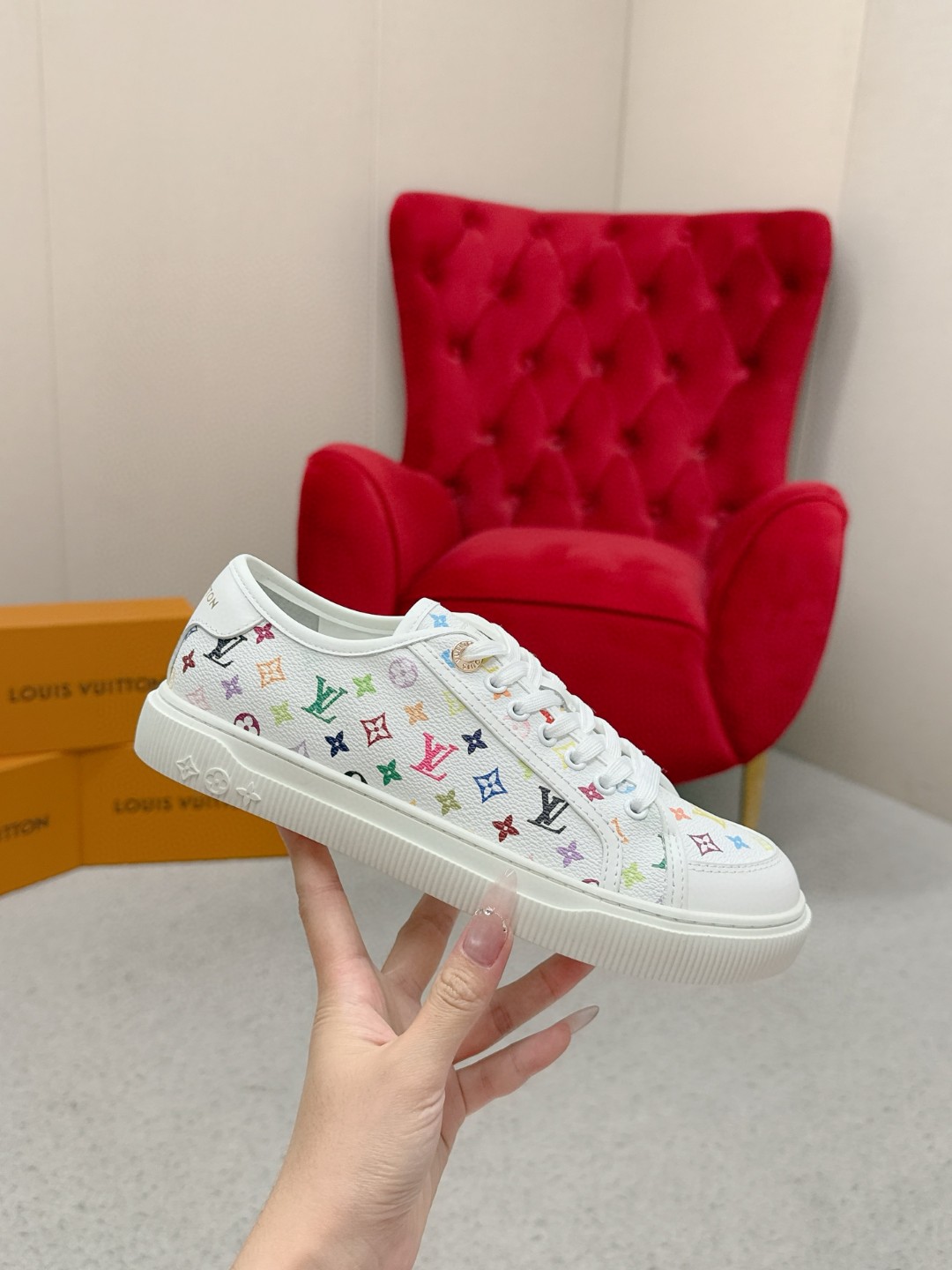 Louis Vuitton Shoes in Denim