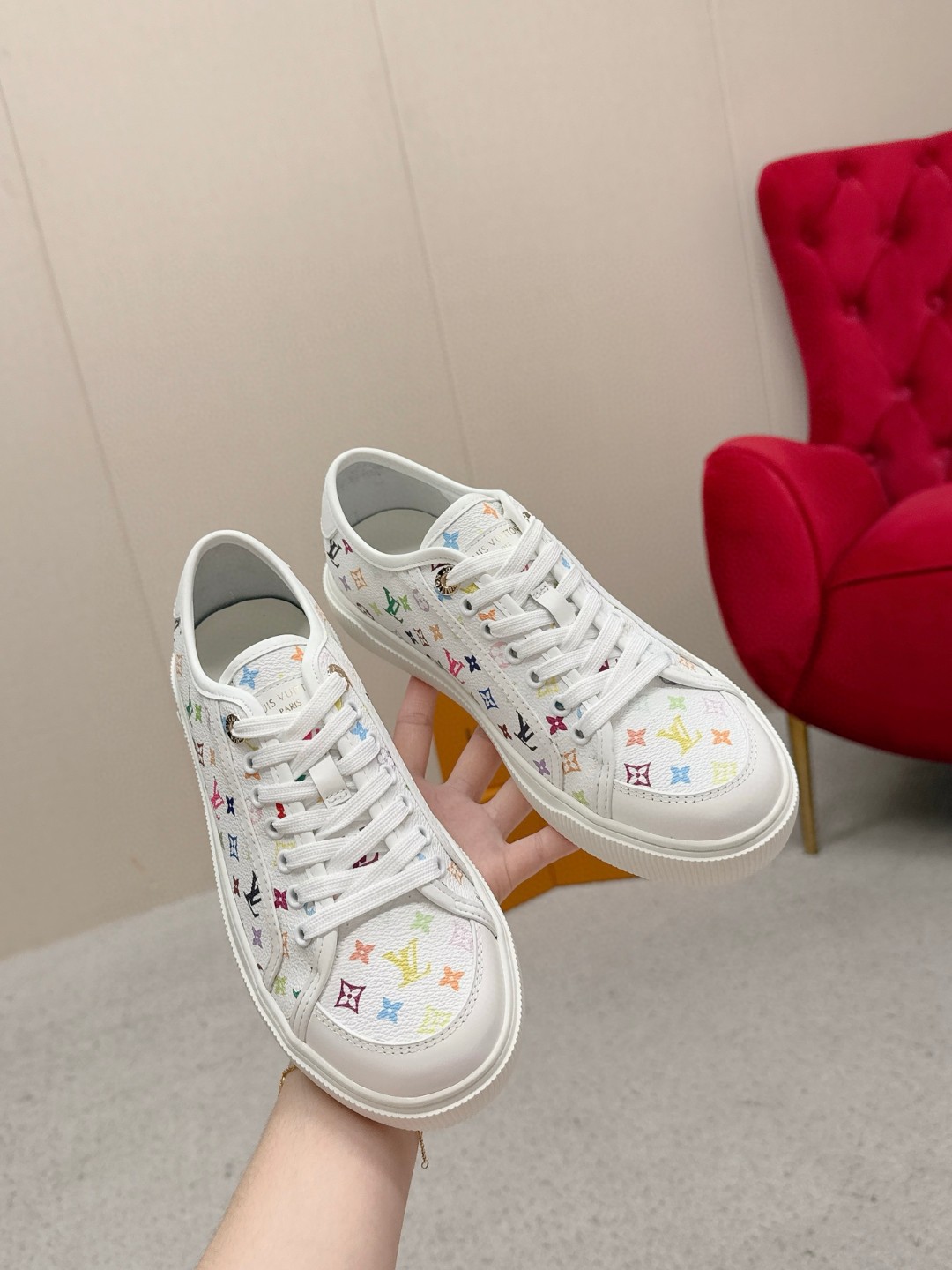 Louis Vuitton Shoes in Denim