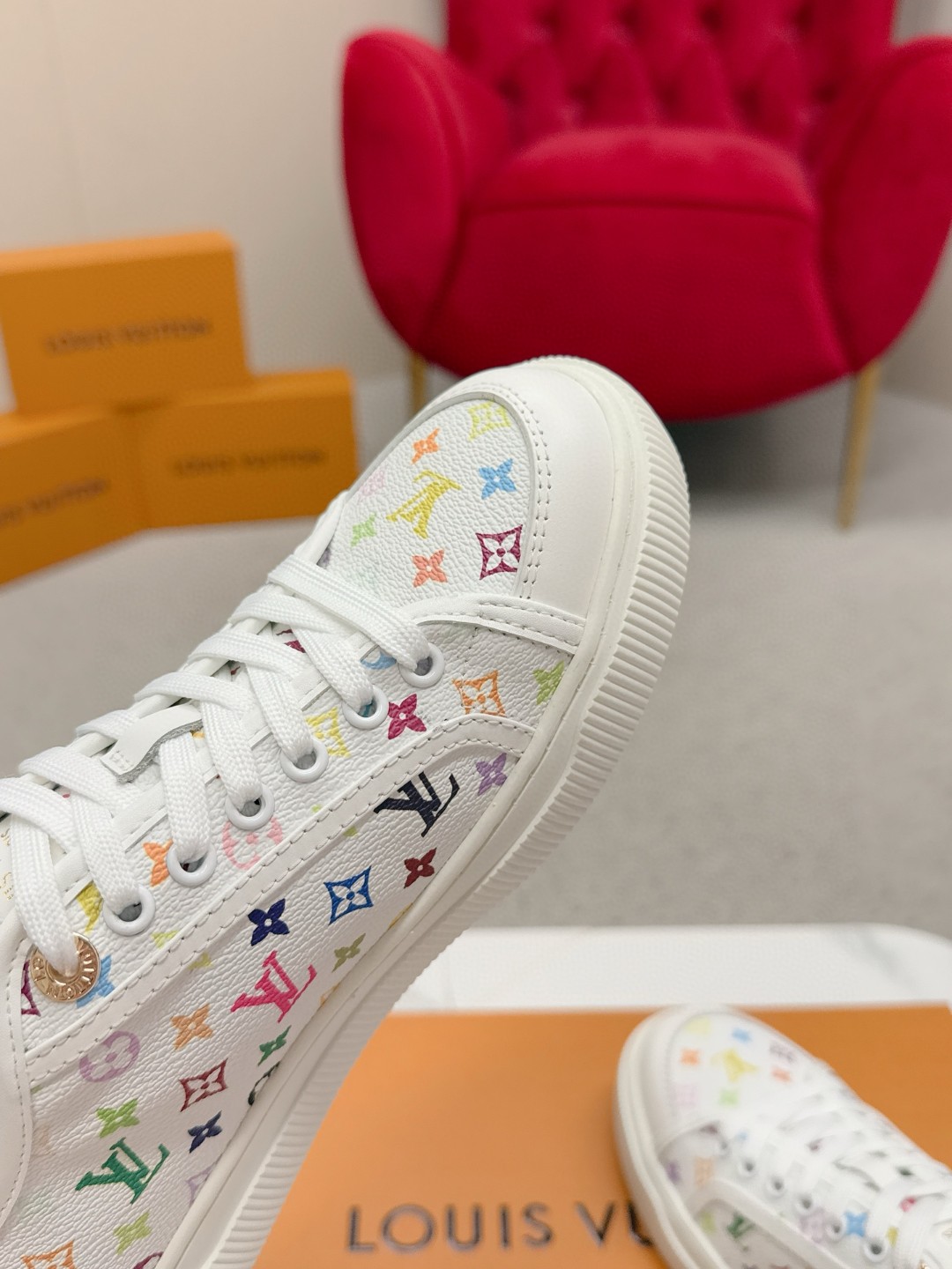 Louis Vuitton Shoes in Denim