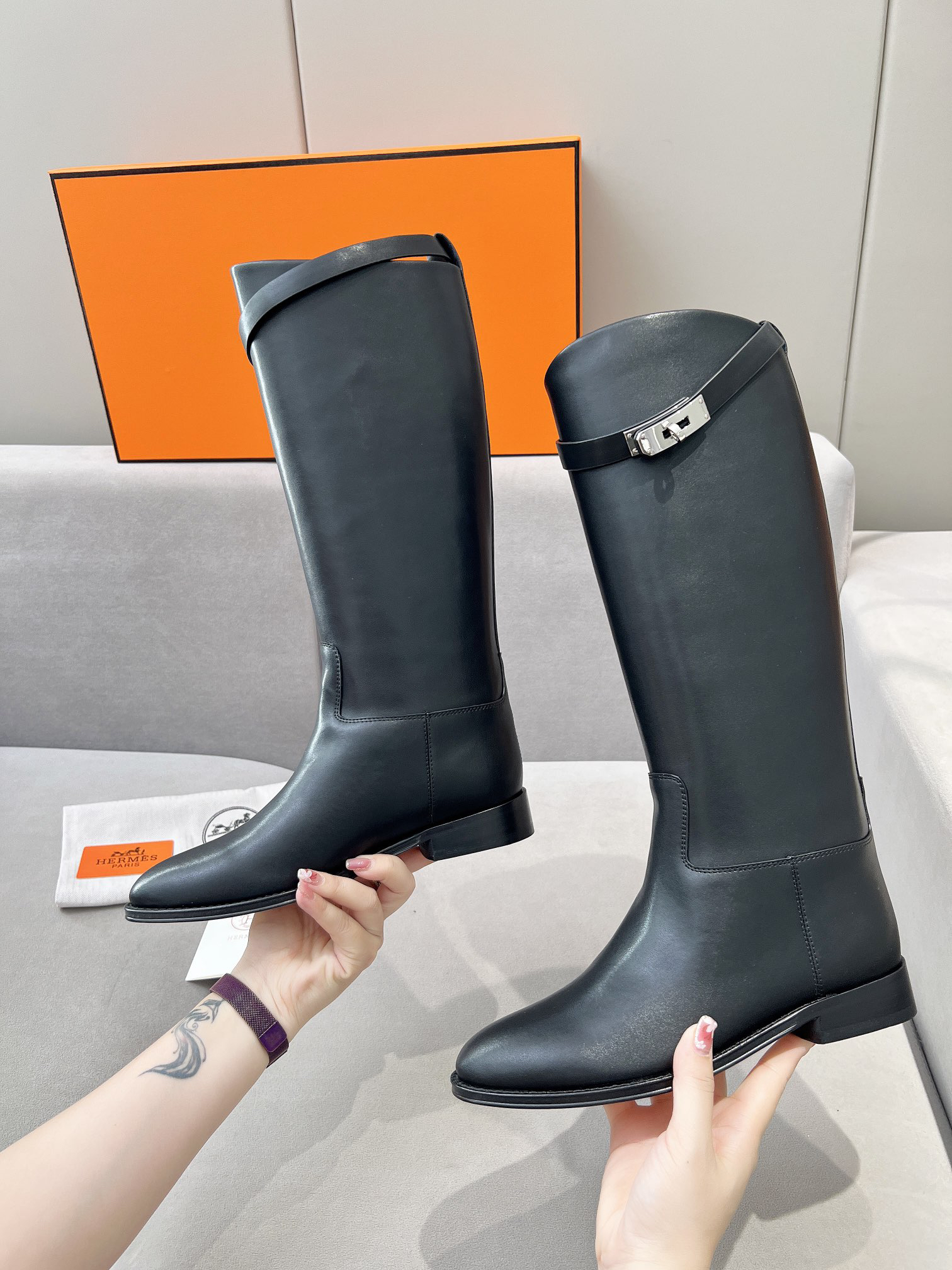 Hermes Shoes in Black