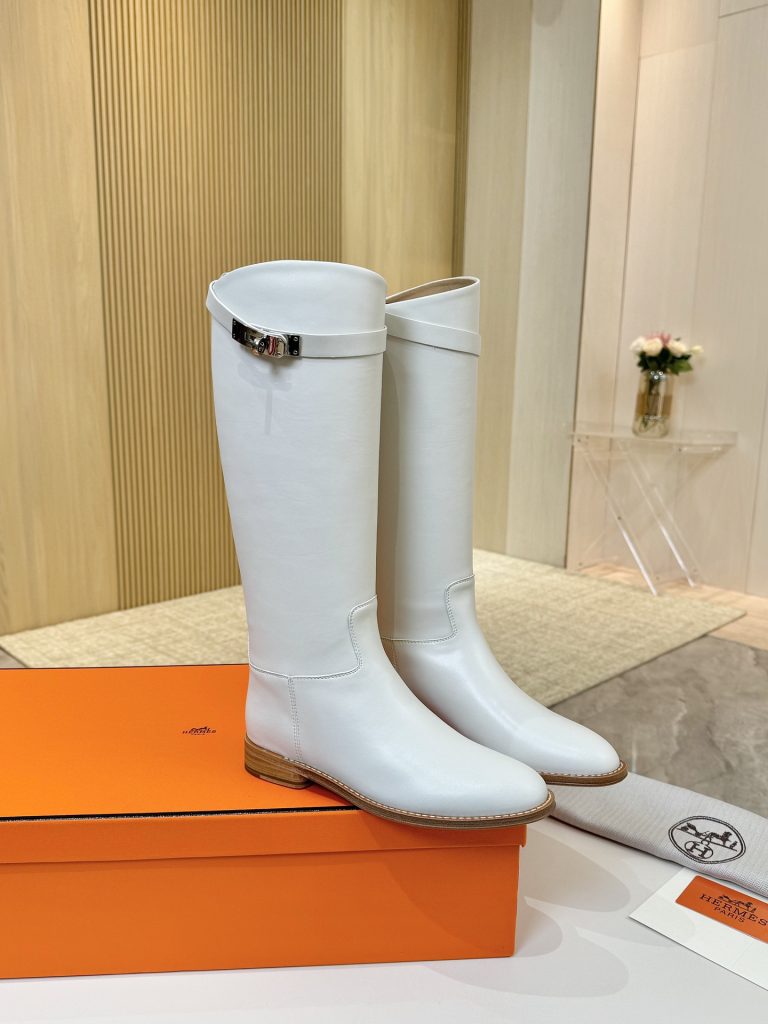 Hermes Shoes in White
