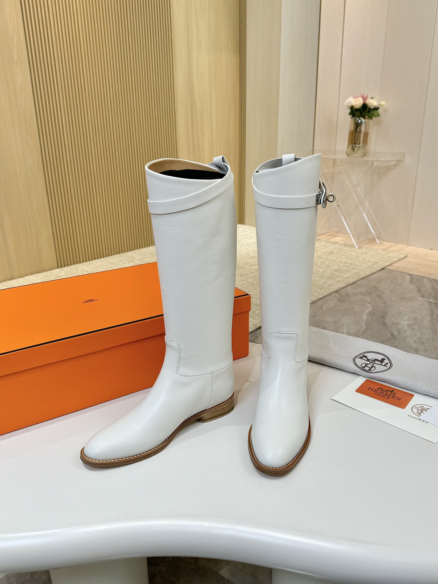 Hermes Shoes in White