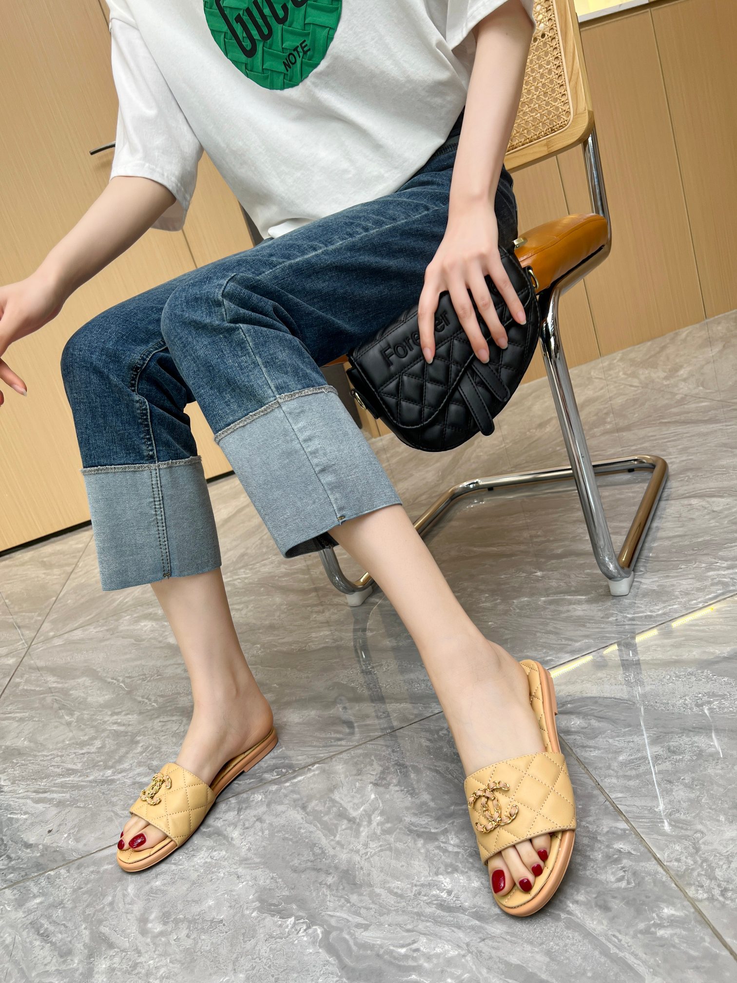 Sandals in Black