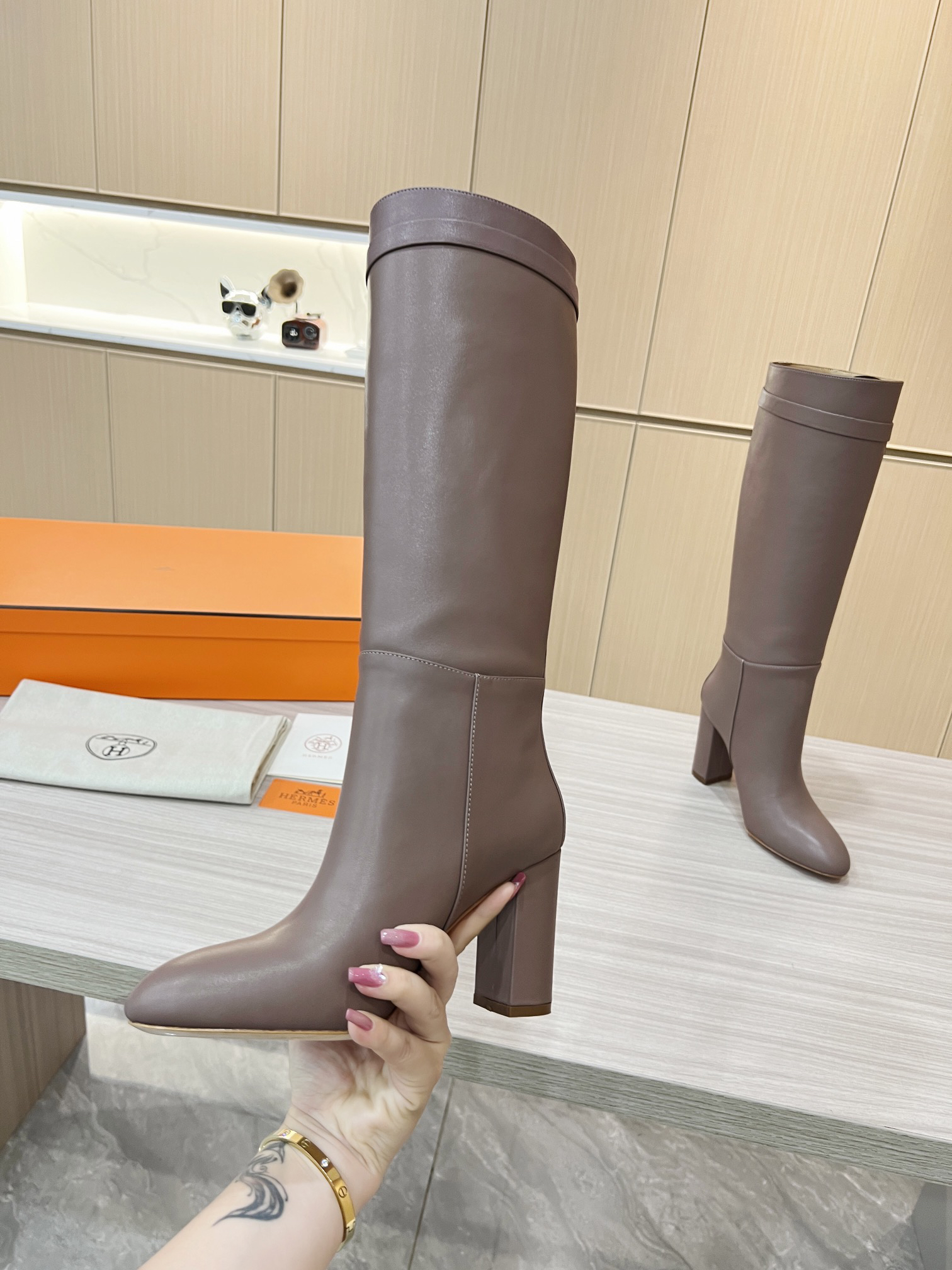 Hermes Shoes in Grey