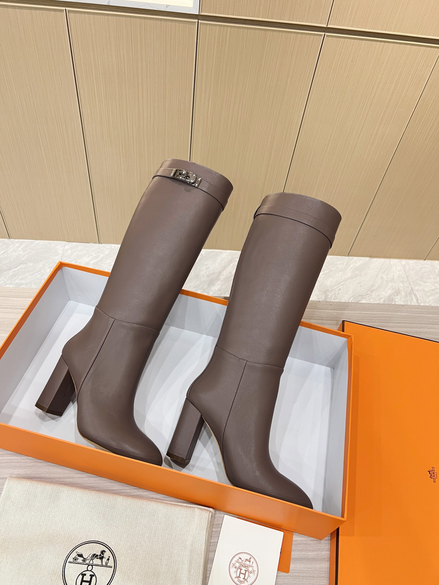 Hermes Shoes in Grey