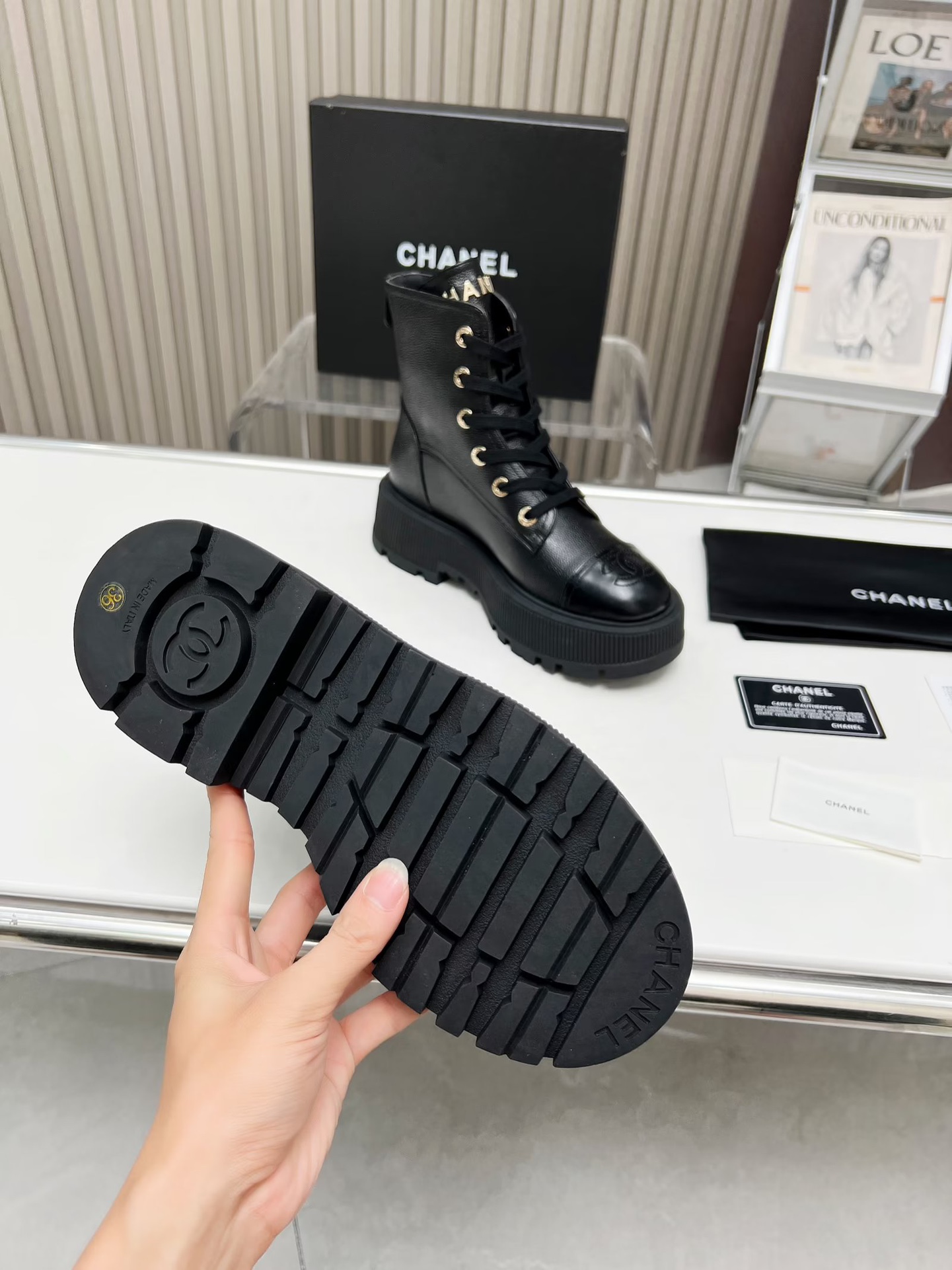 Chanel Boots in Black