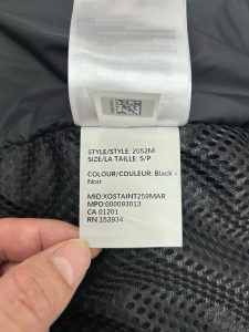 Down Jacket in Black