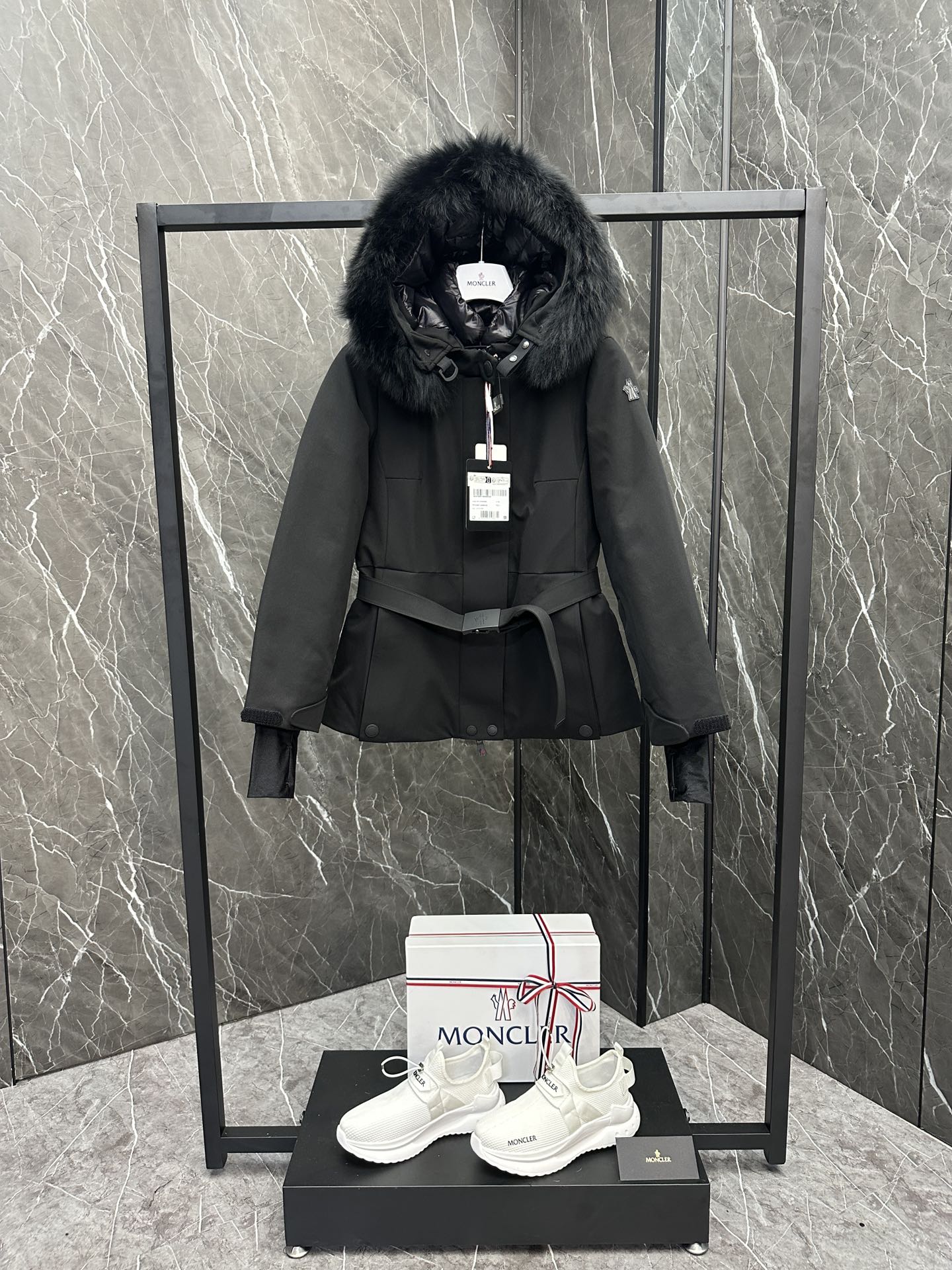 Down Jacket in Black