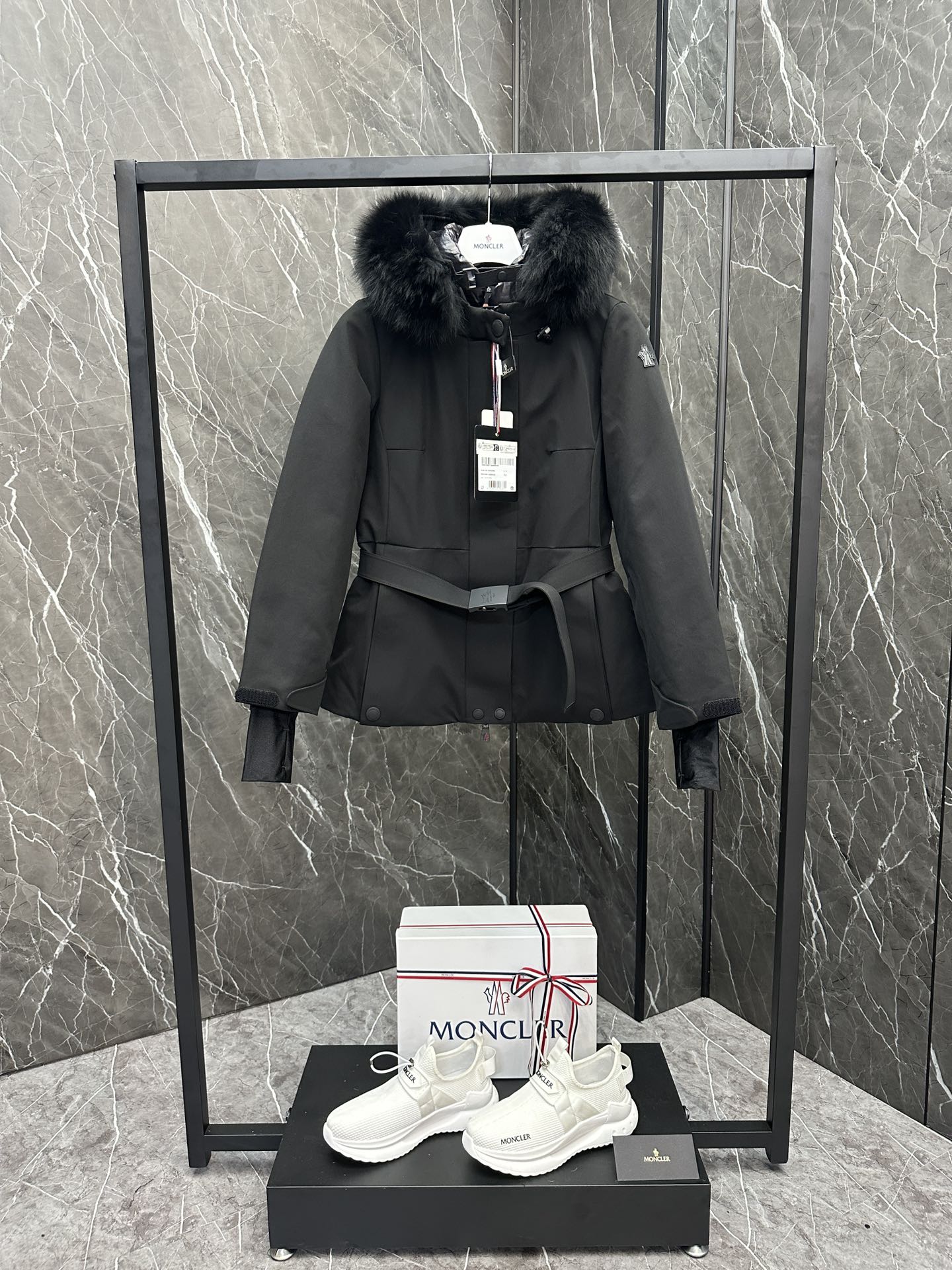 Down Jacket in Black
