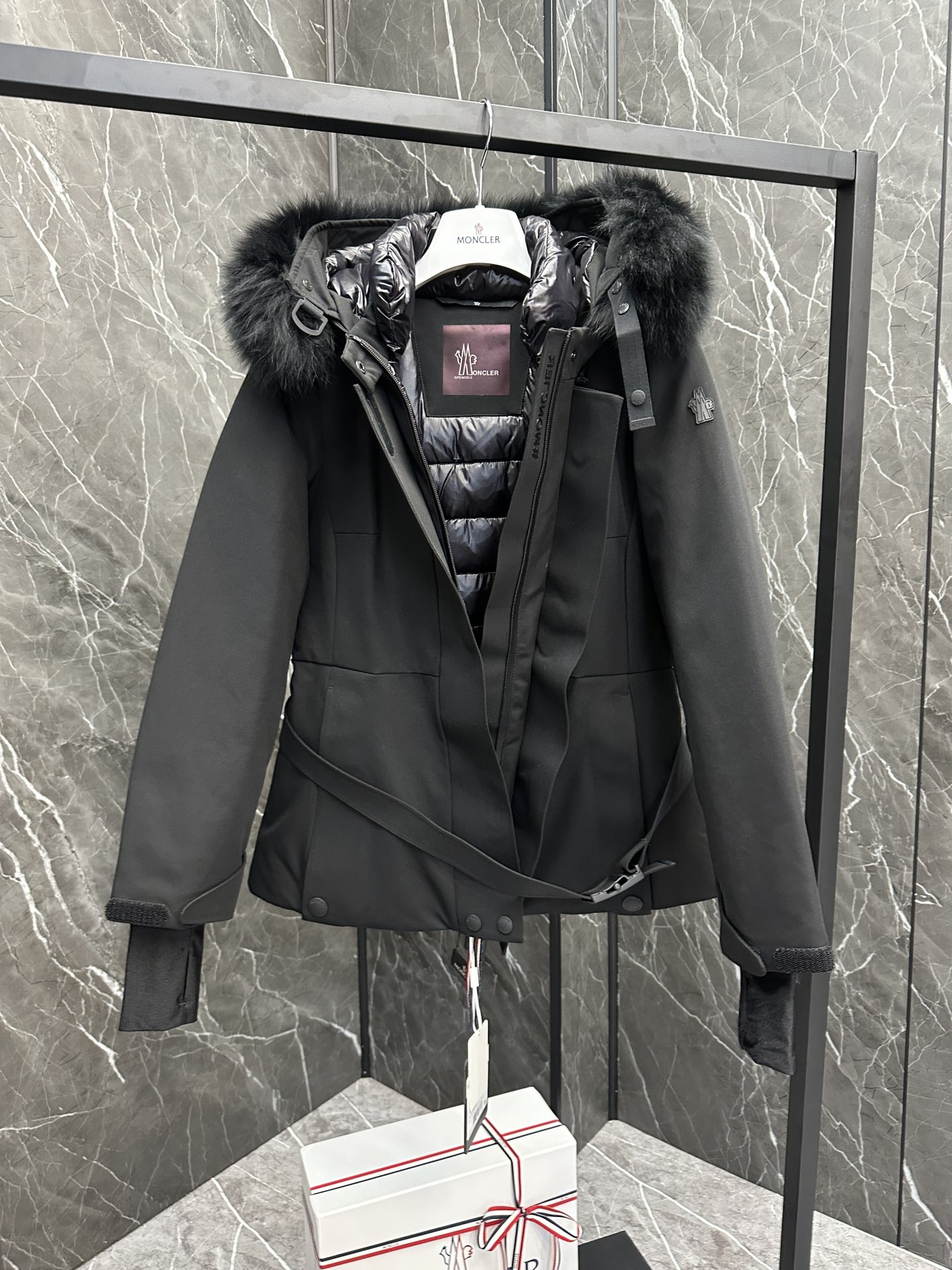 Down Jacket in Black