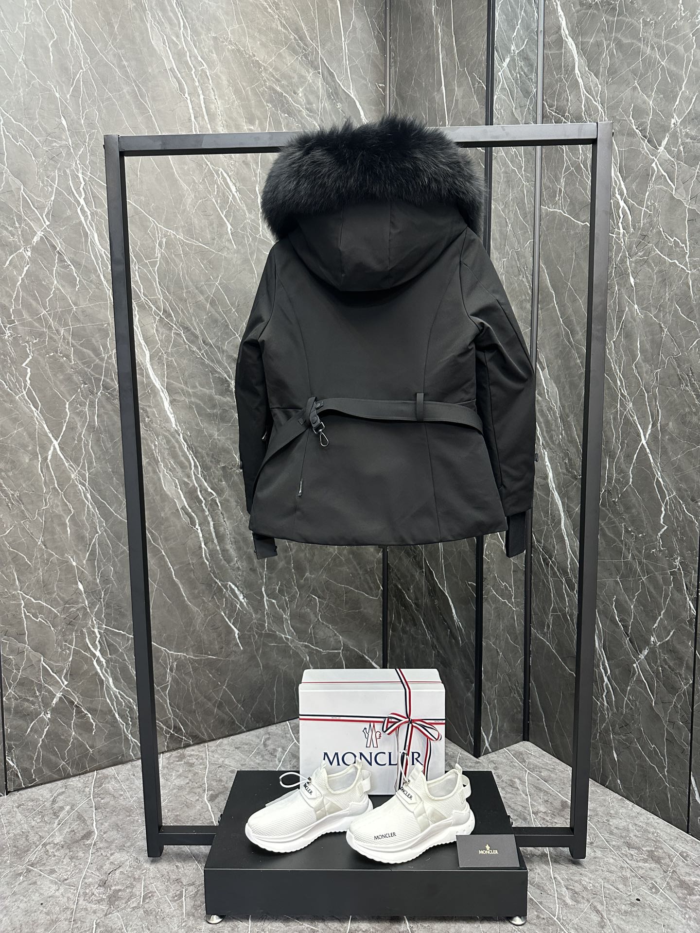 Down Jacket in Black