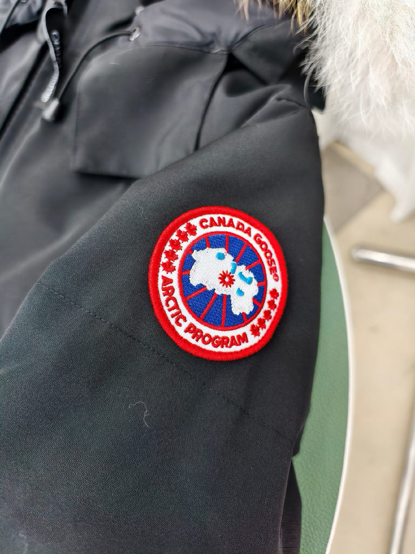 Canada Goose Down Jacket in Black