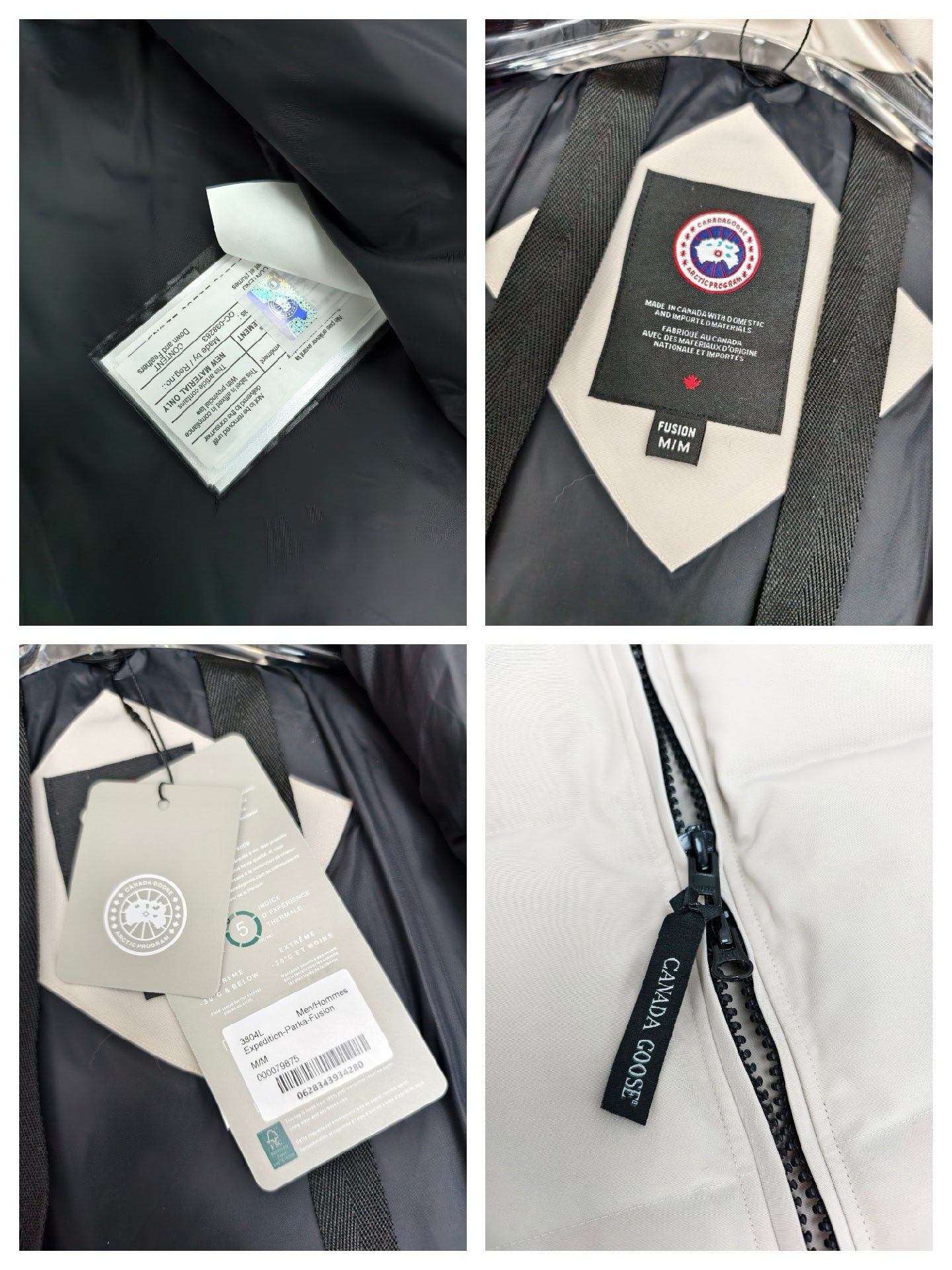 Canada Goose Down Jacket in Black